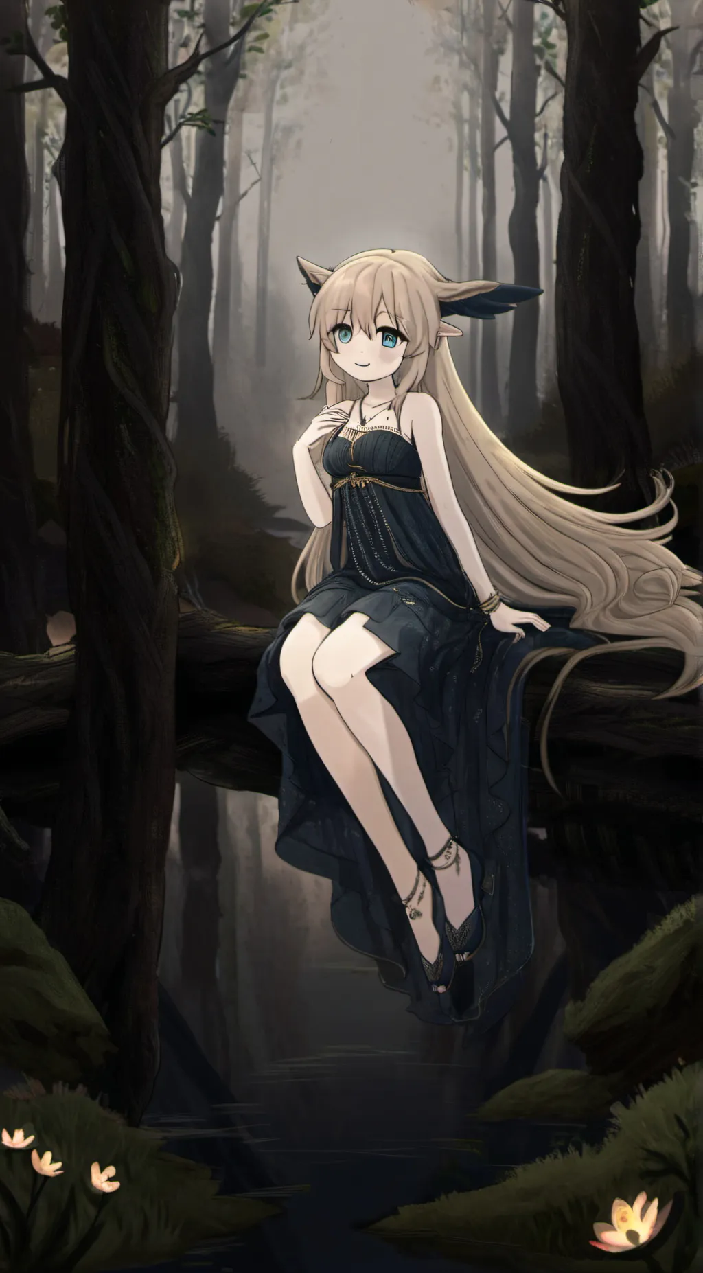 ai character: creepy ella rossie background