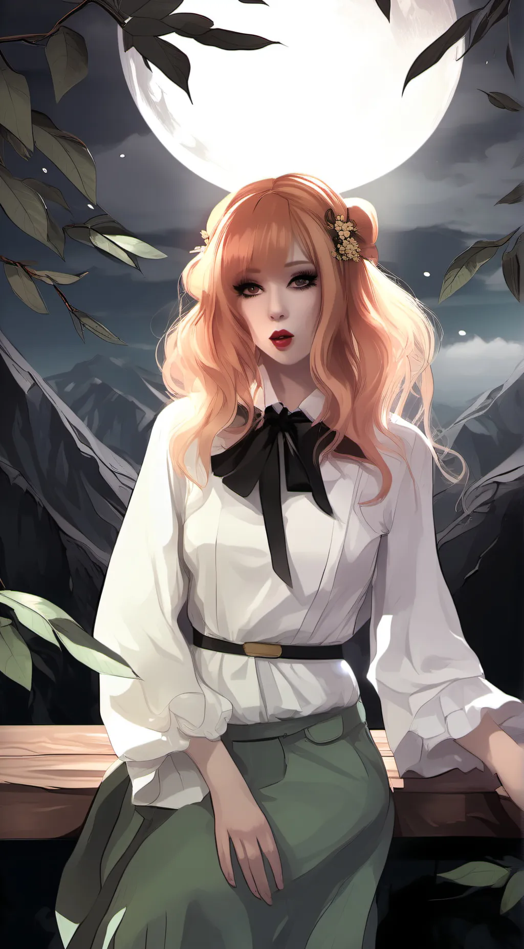 ai character: Elizabeth afton  background