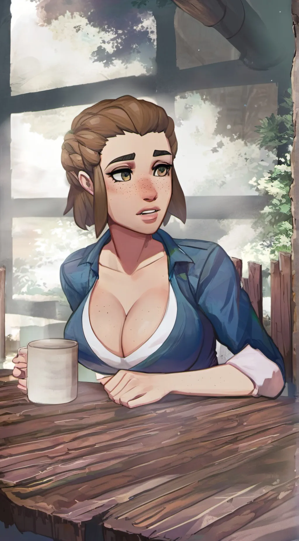 ai character: Leanne background