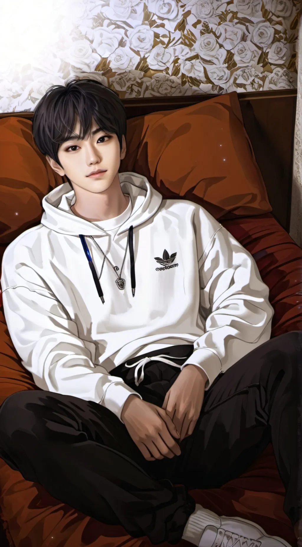 ai character: Jungwon  background