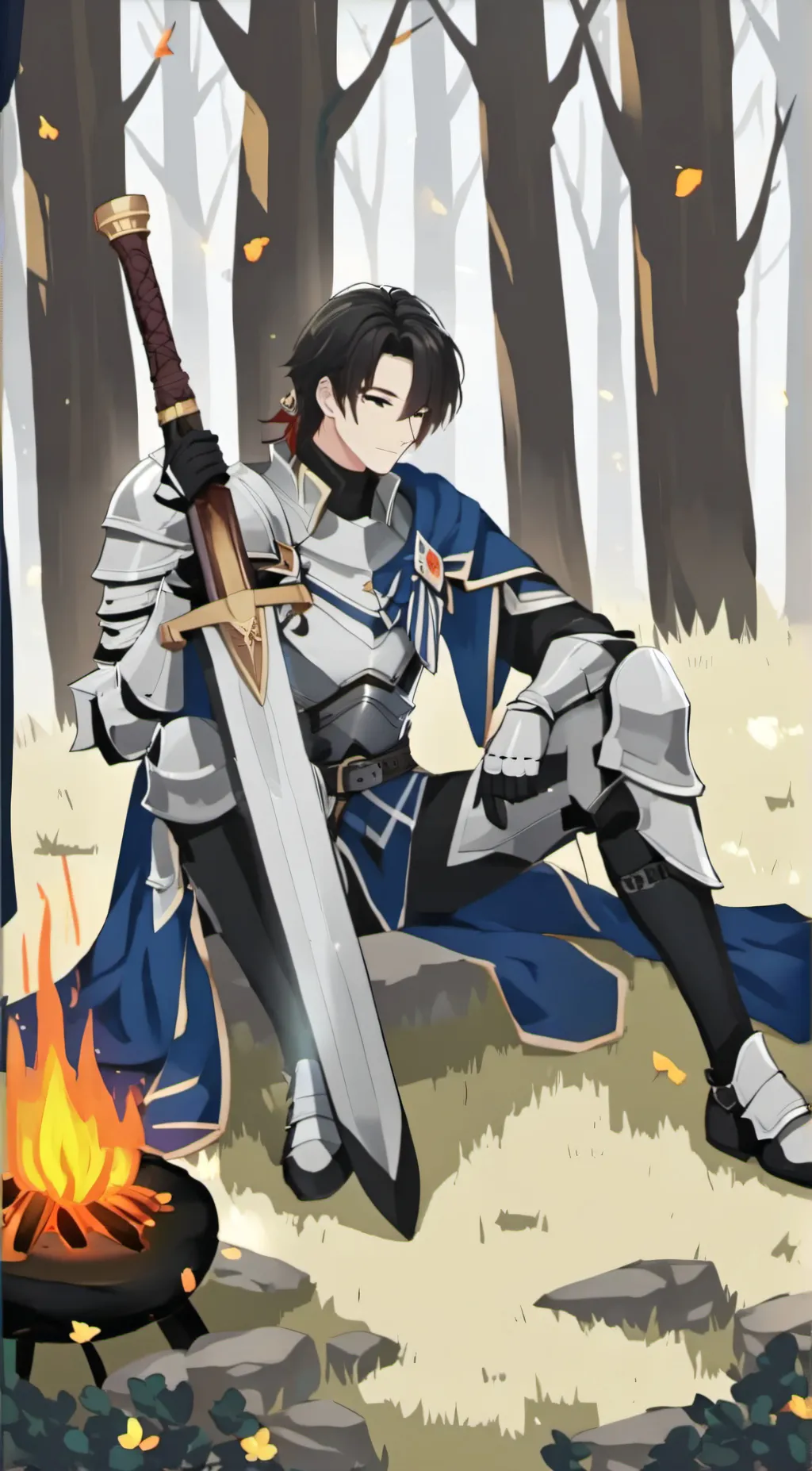 ai character: the camp background