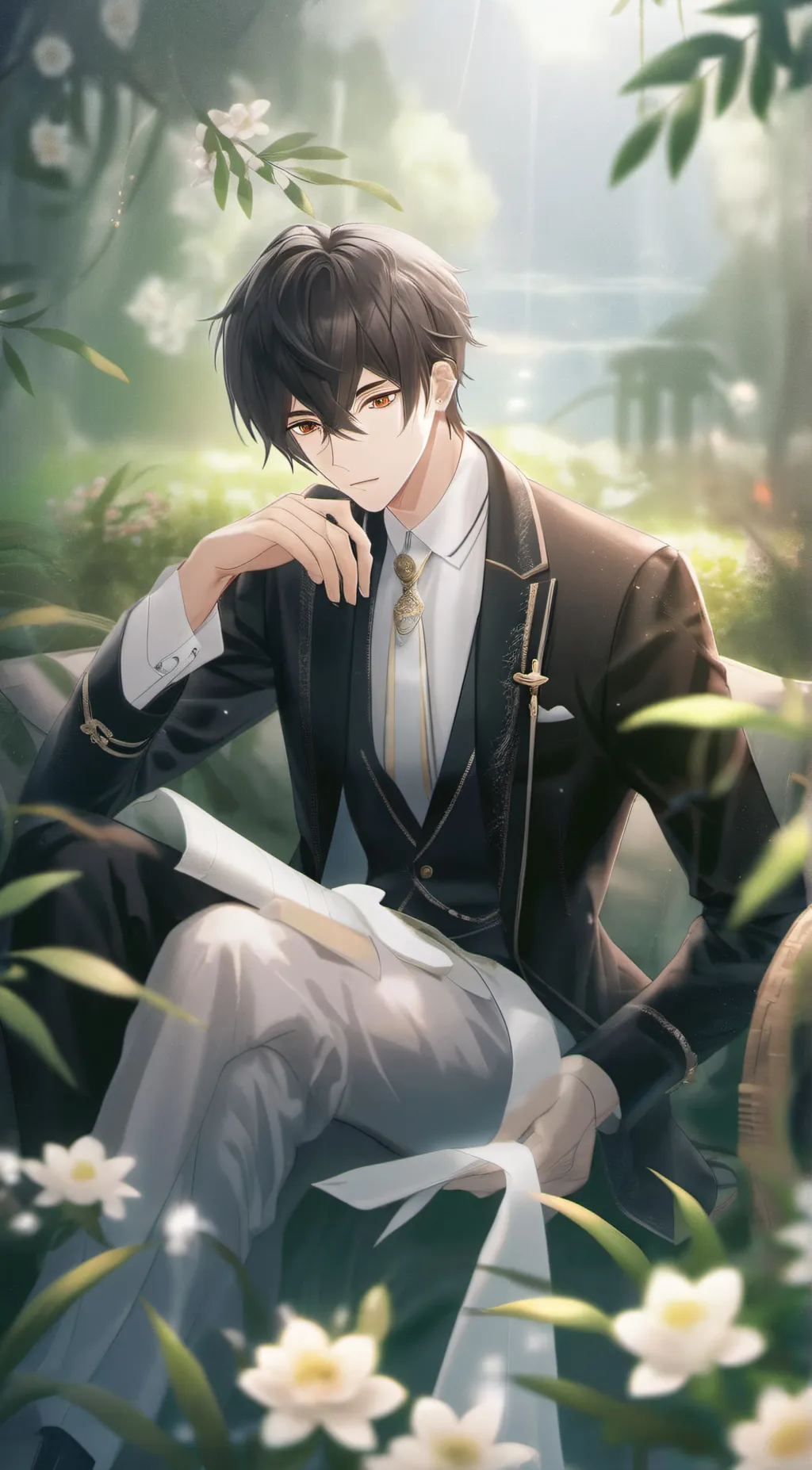 ai character: love me background