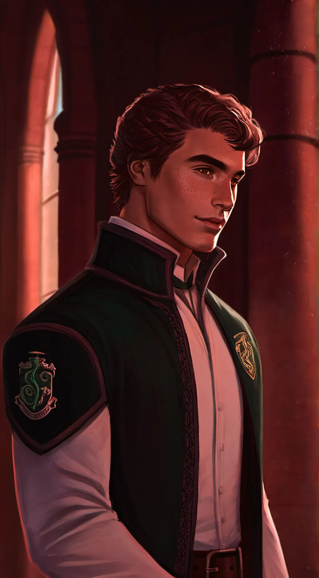 ai character: Sebastian Sallow background