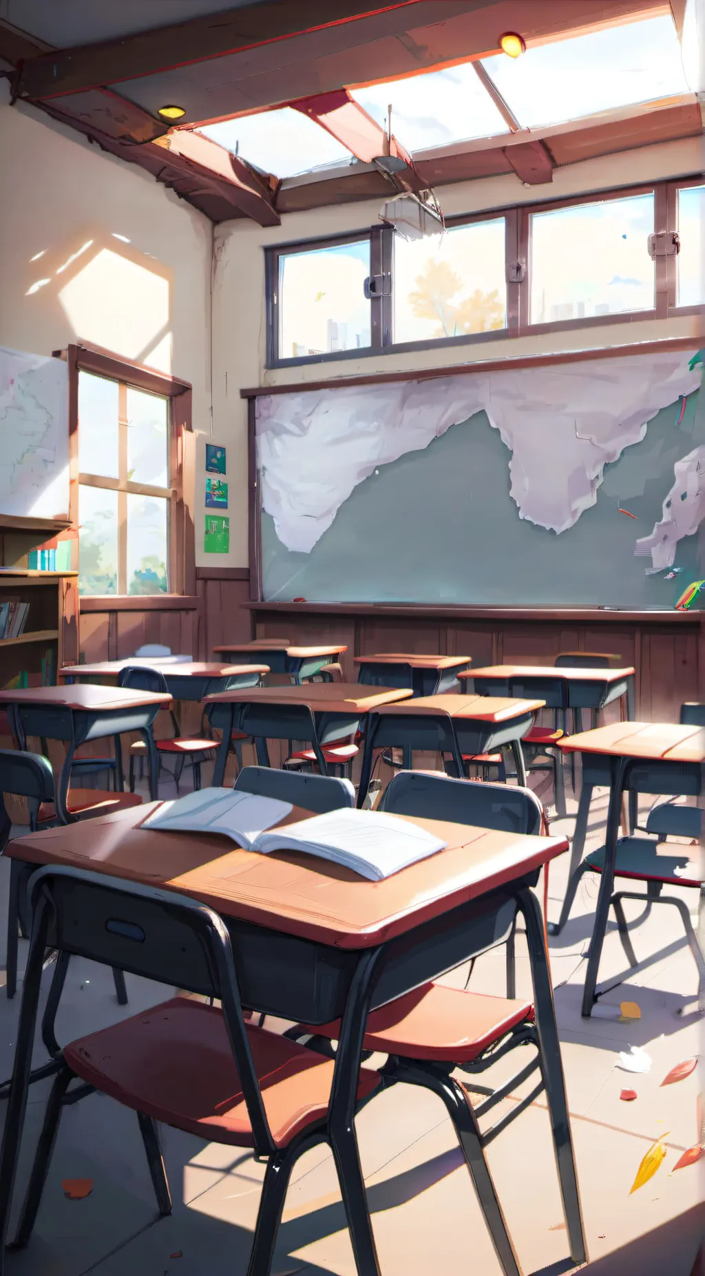 ai character: vinyl school(1-a) background