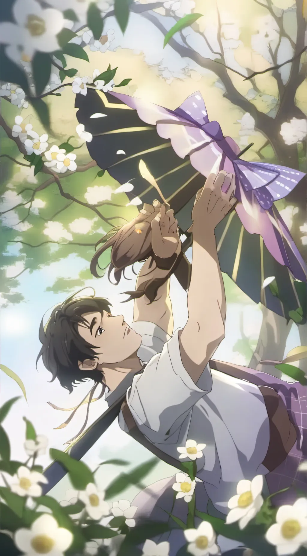 ai character: Aaron  background