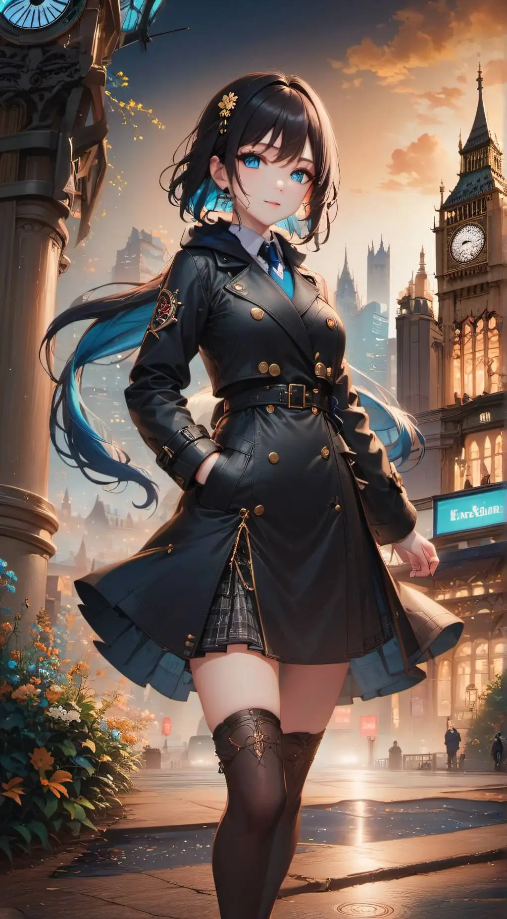 ai character: Lady London (Lucy) background