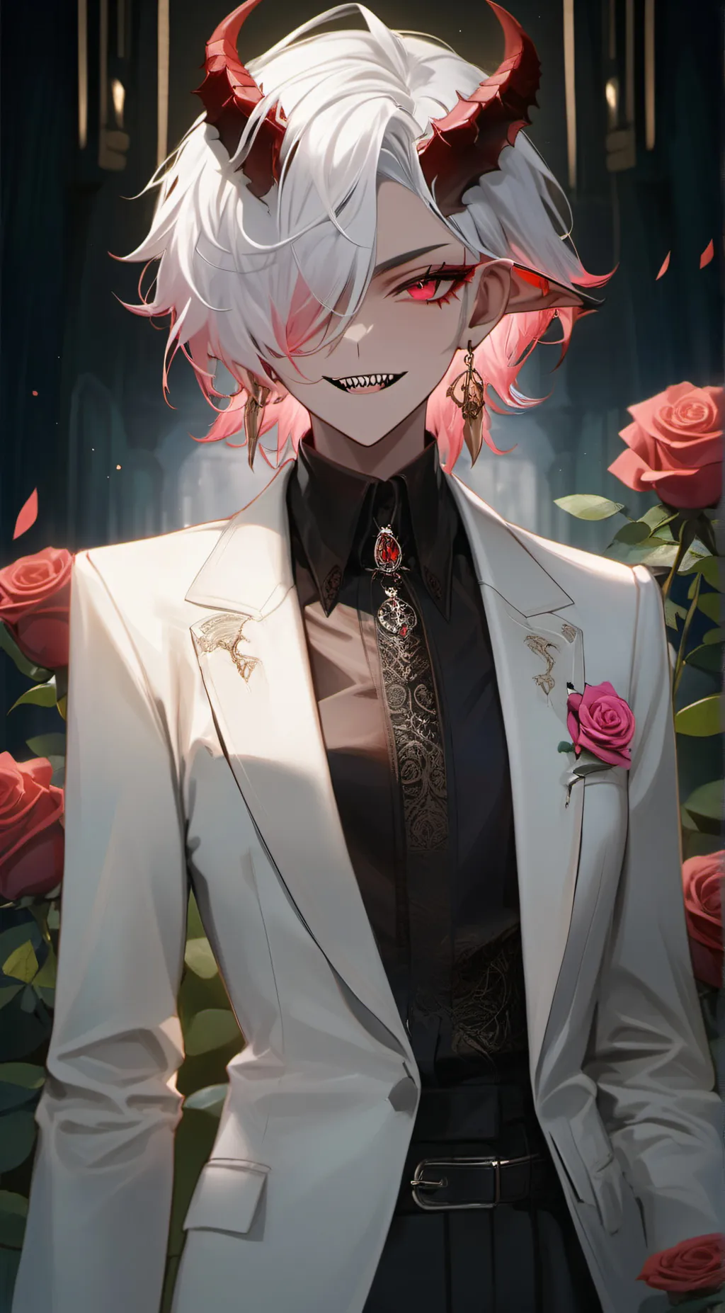 ai character: Cotton Clouds background