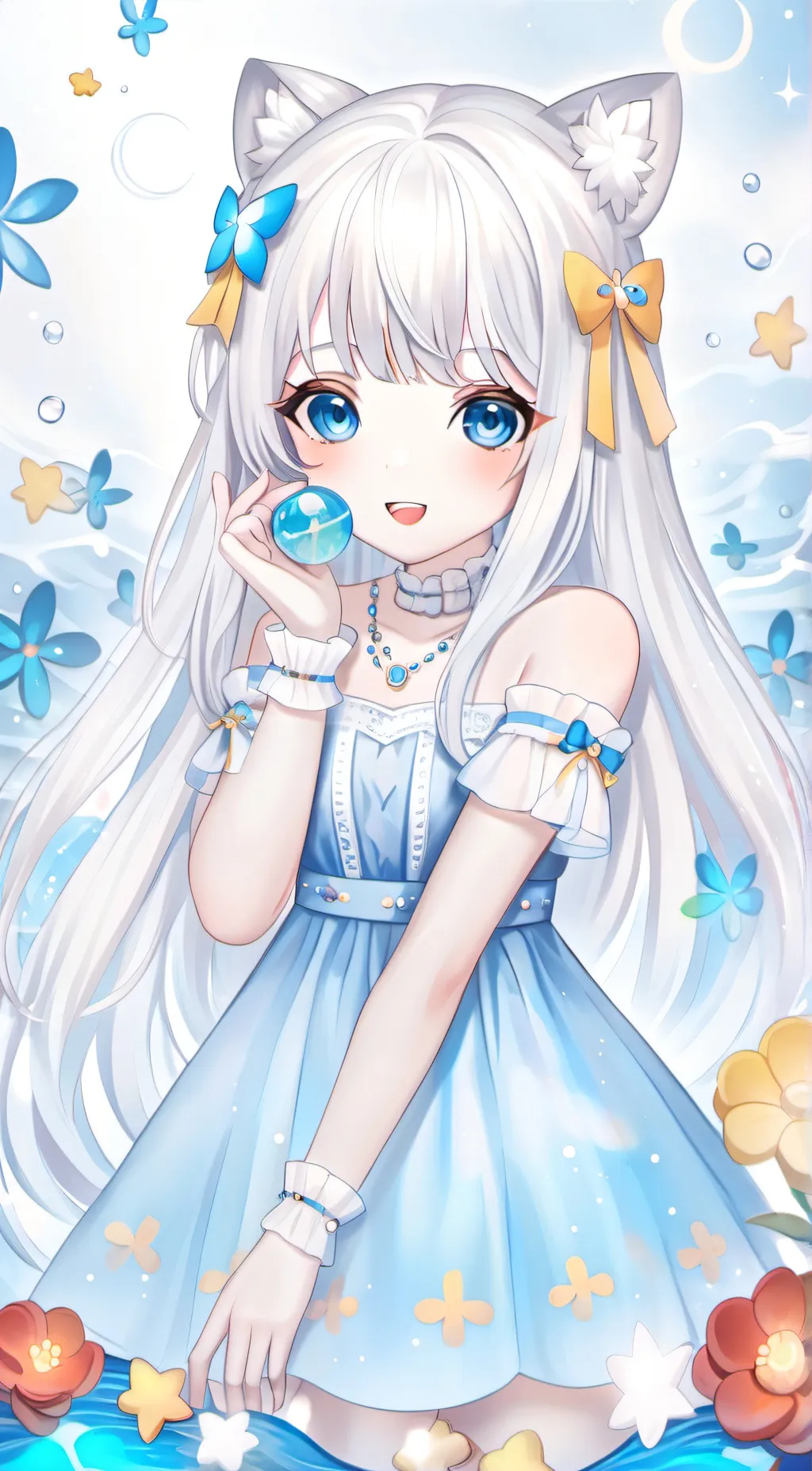 ai character: cinnamon roll  background