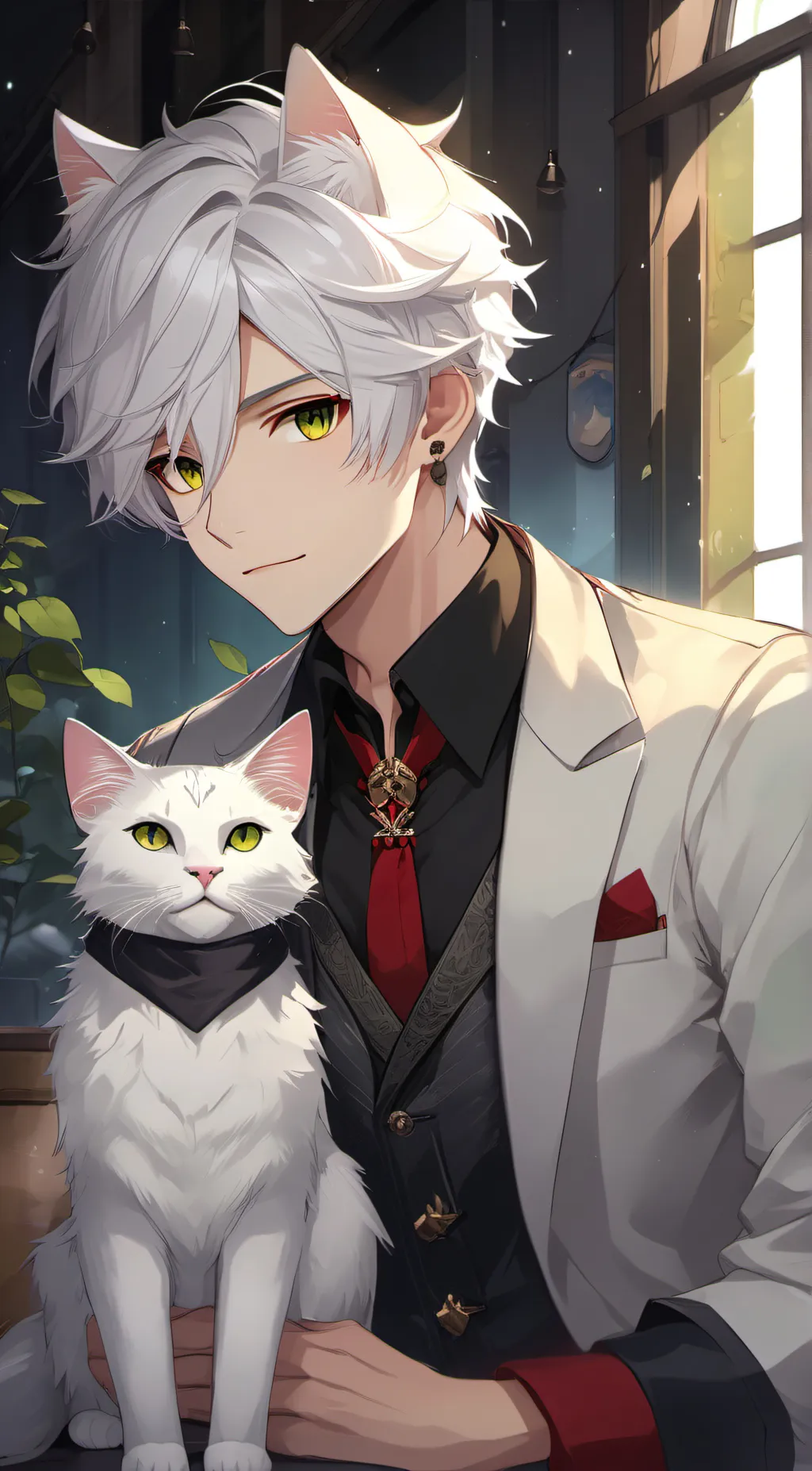 ai character: Derek  background