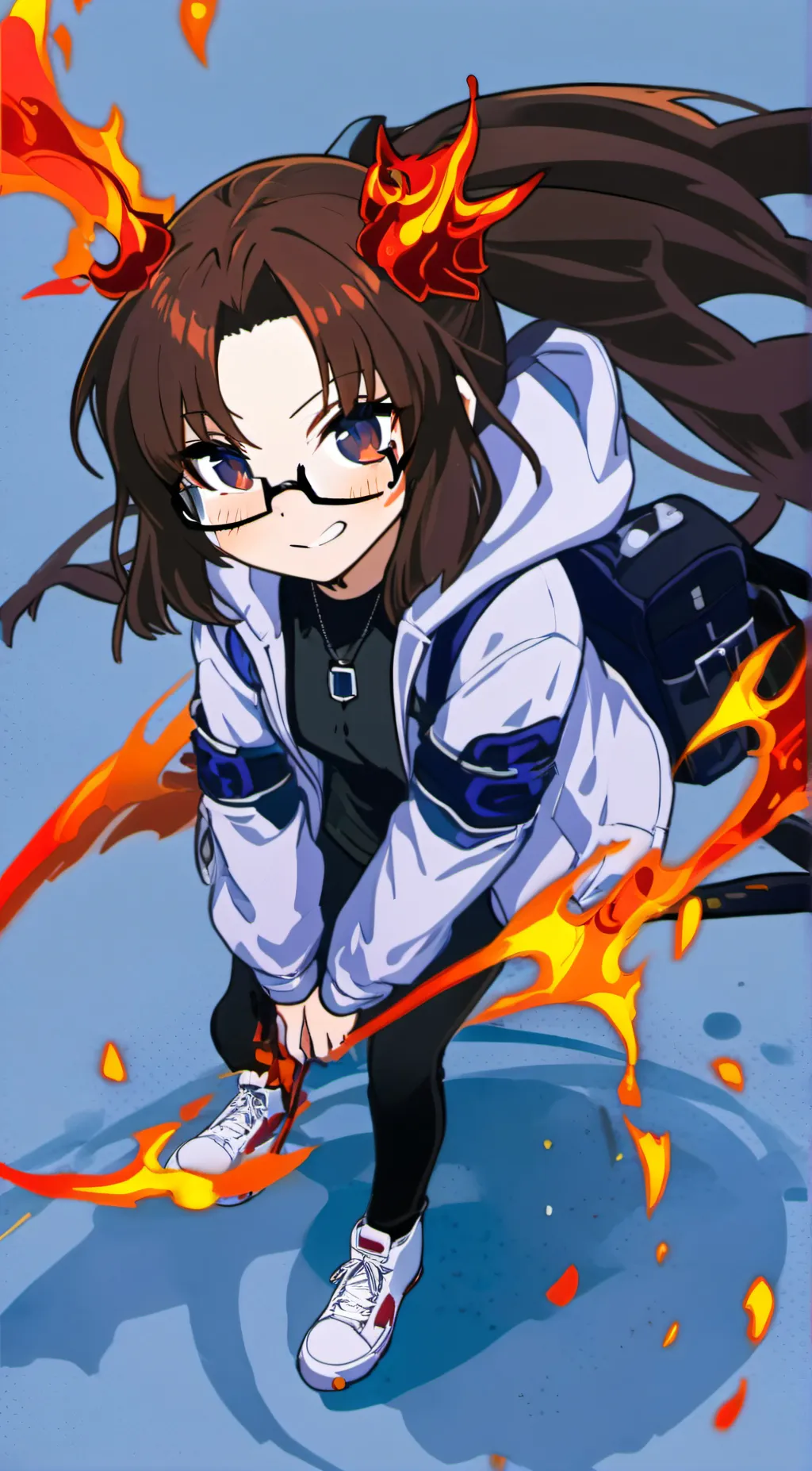 ai character: Flare background