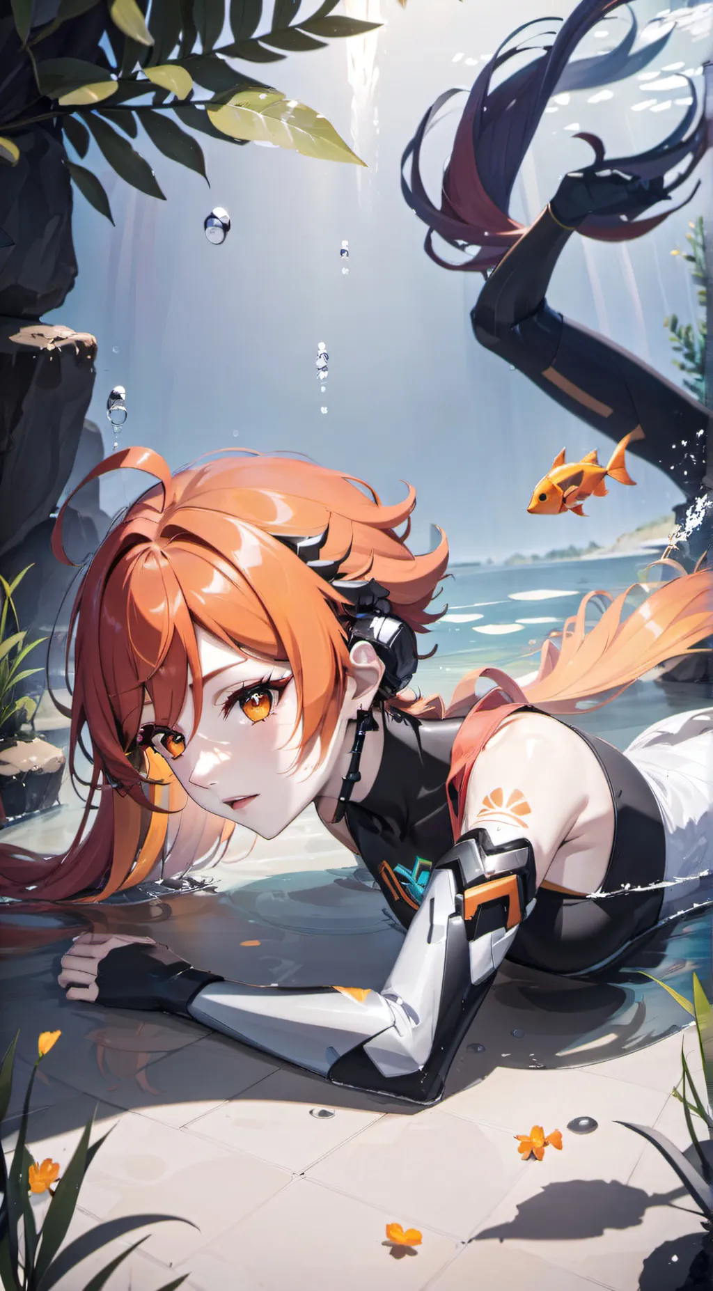 ai character: Diver Christine background