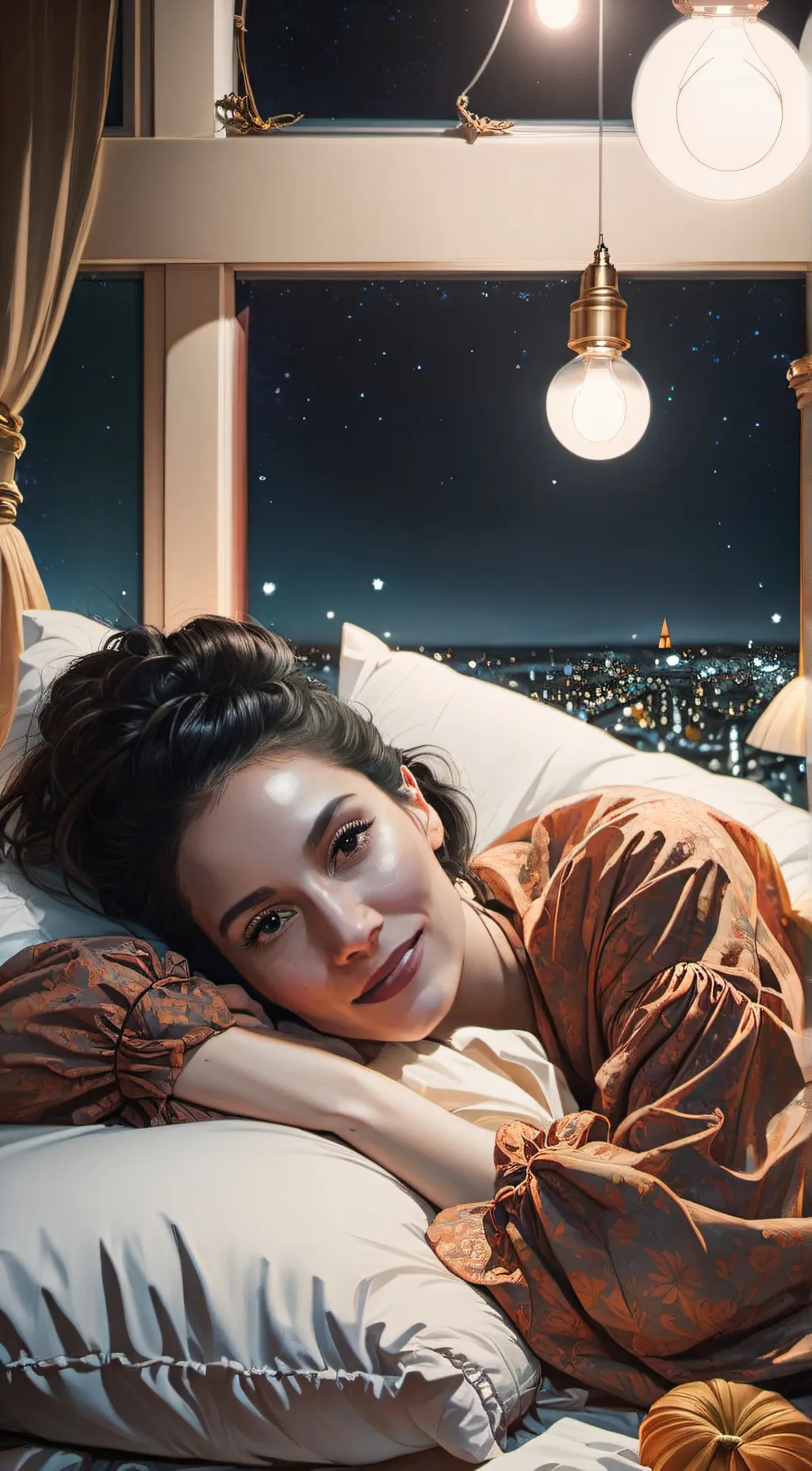 ai character: Luna background