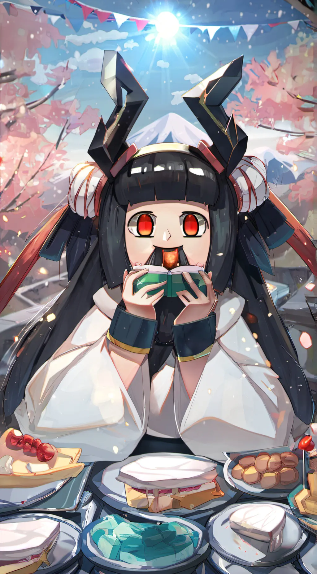 ai character: Lan  background