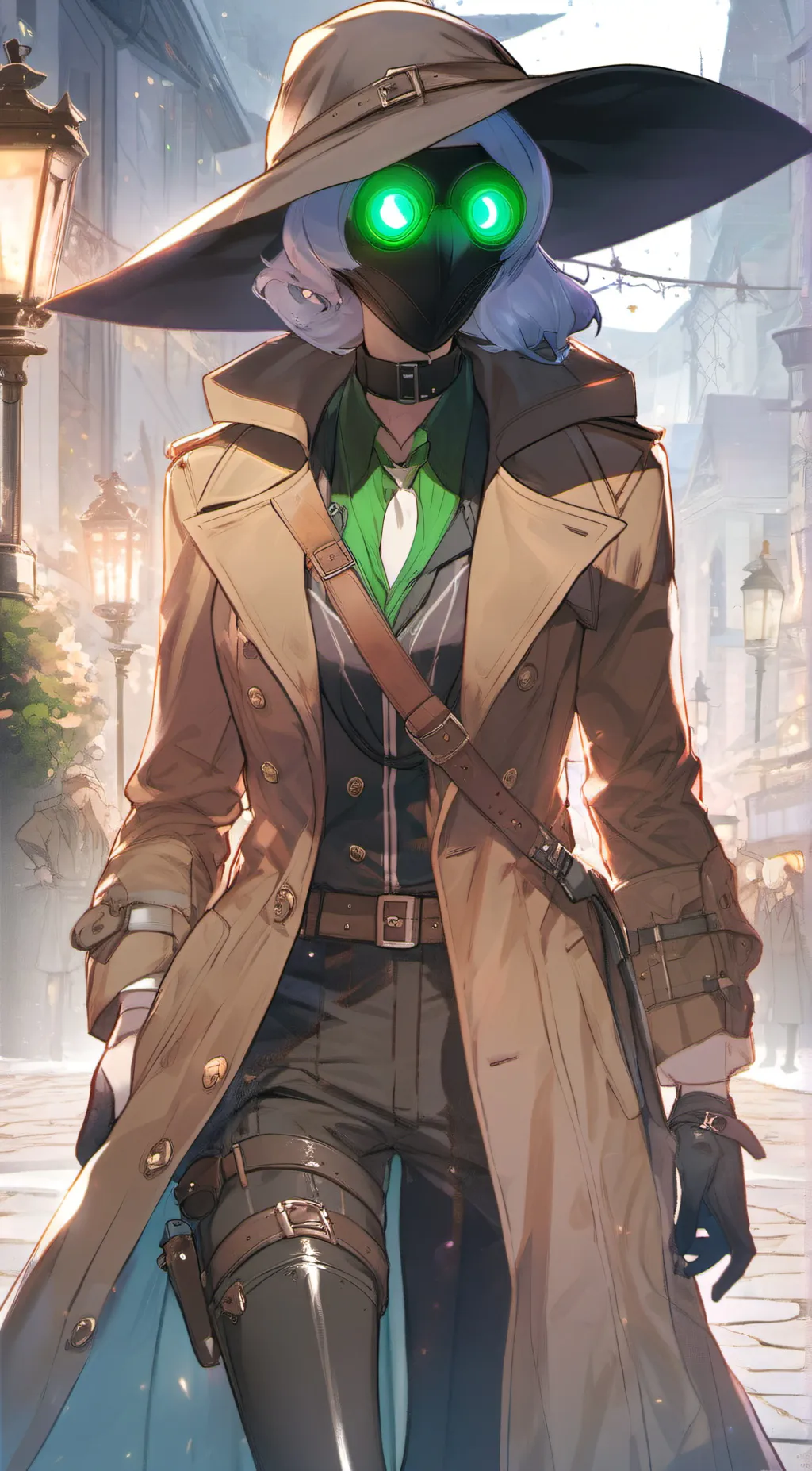 ai character: Avian background