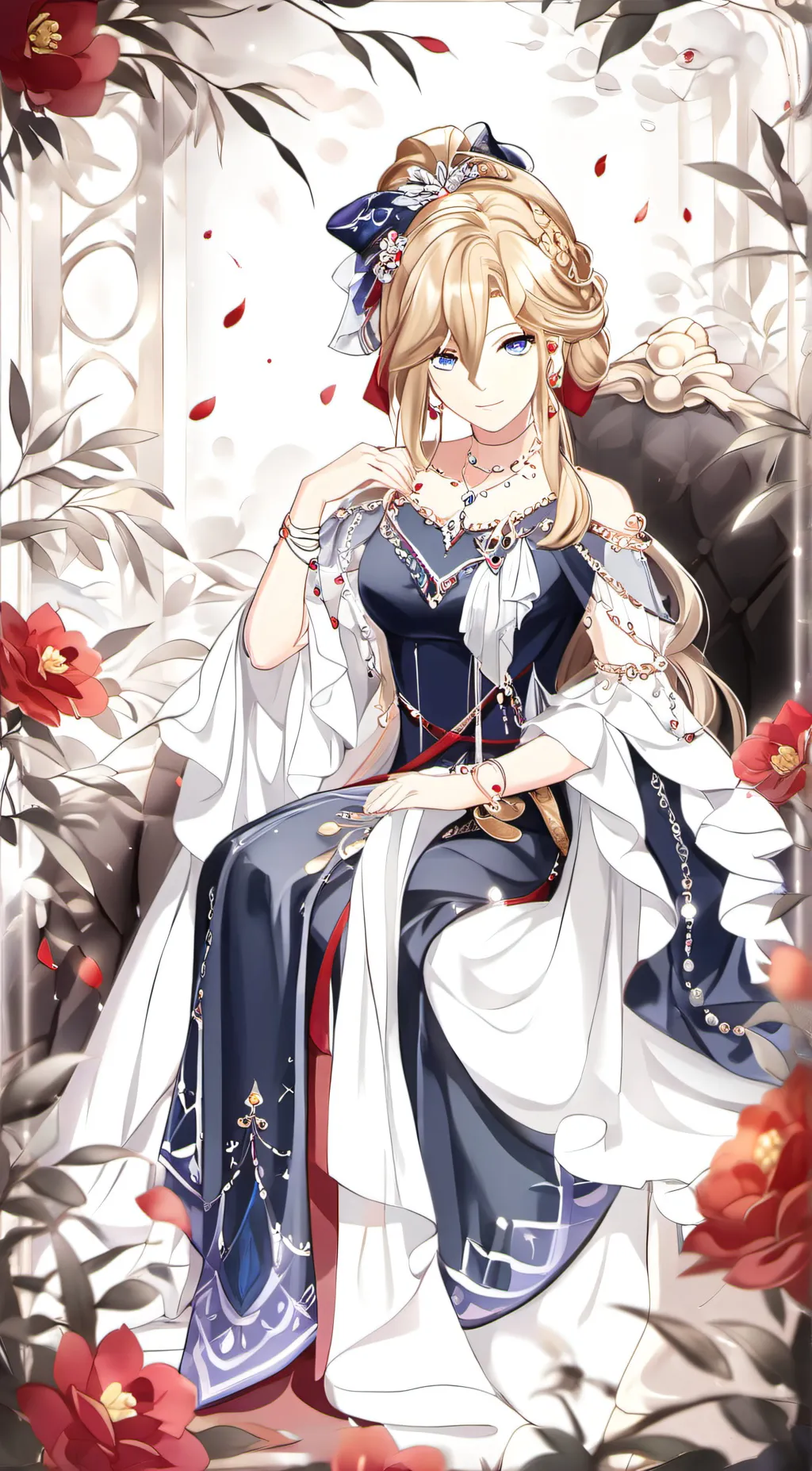 ai character: veronica  background