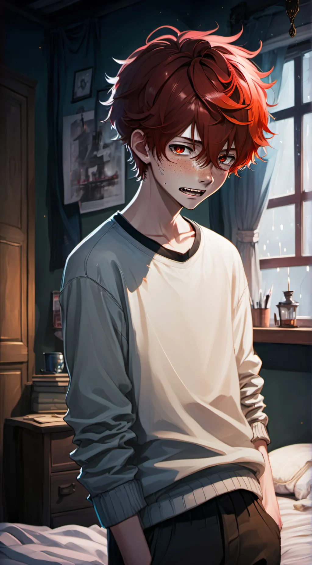 ai character: Kirishima background