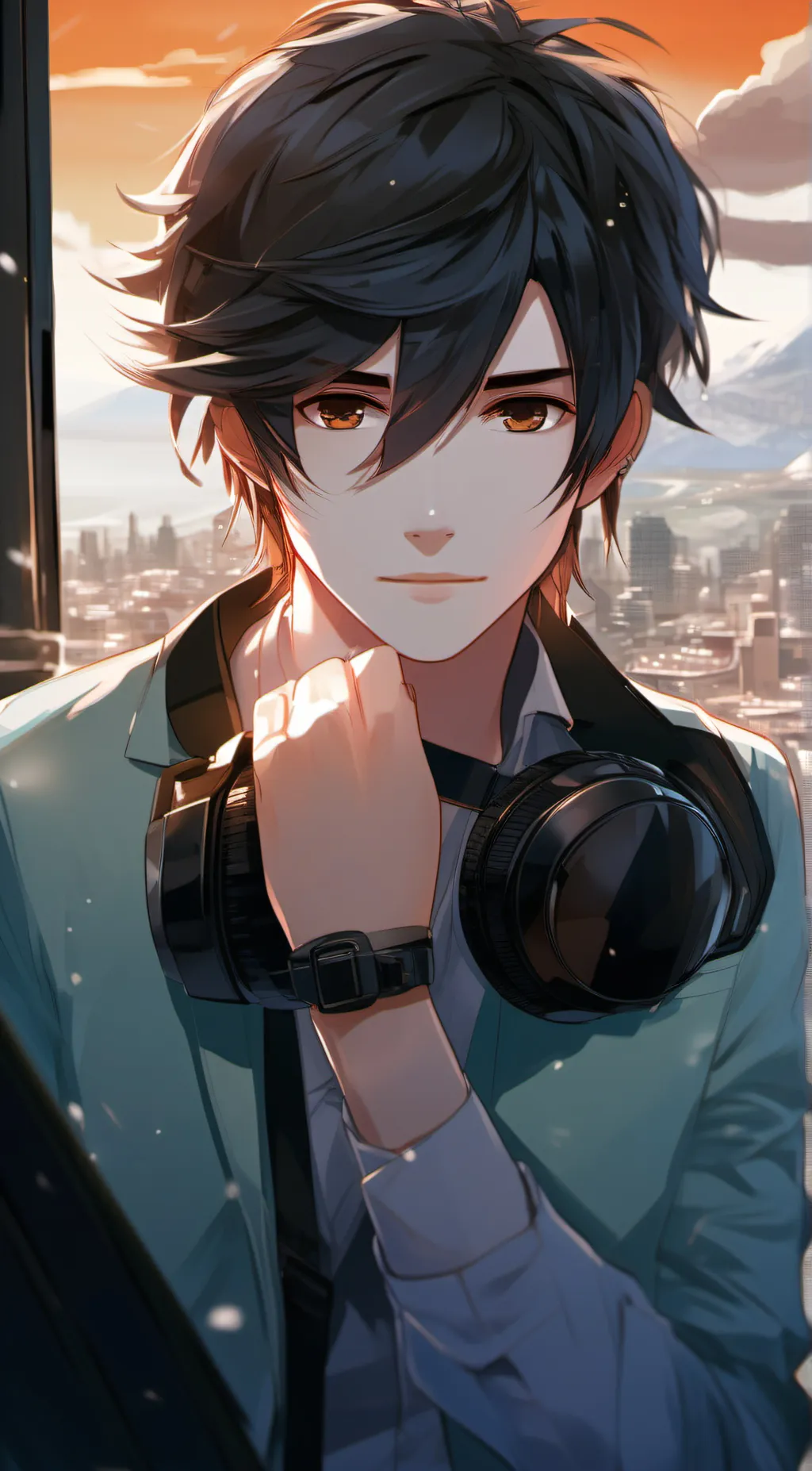 ai character: Olivier  background