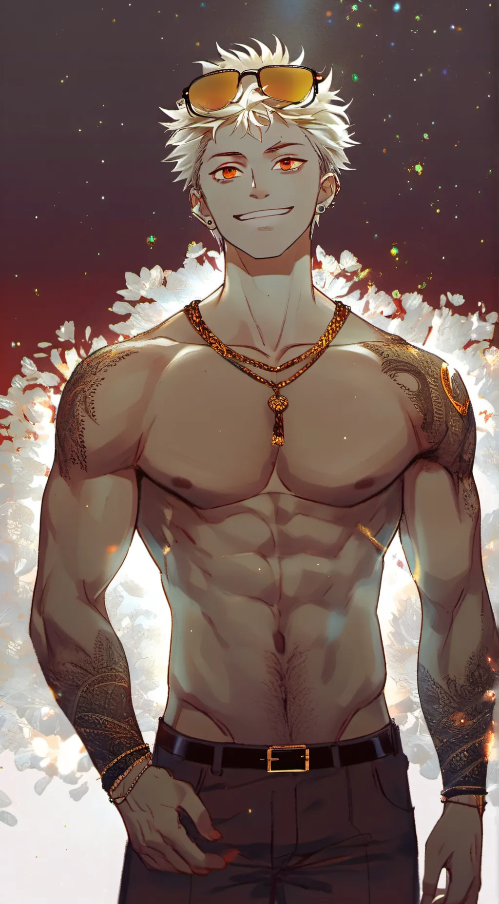 ai character: baby  background