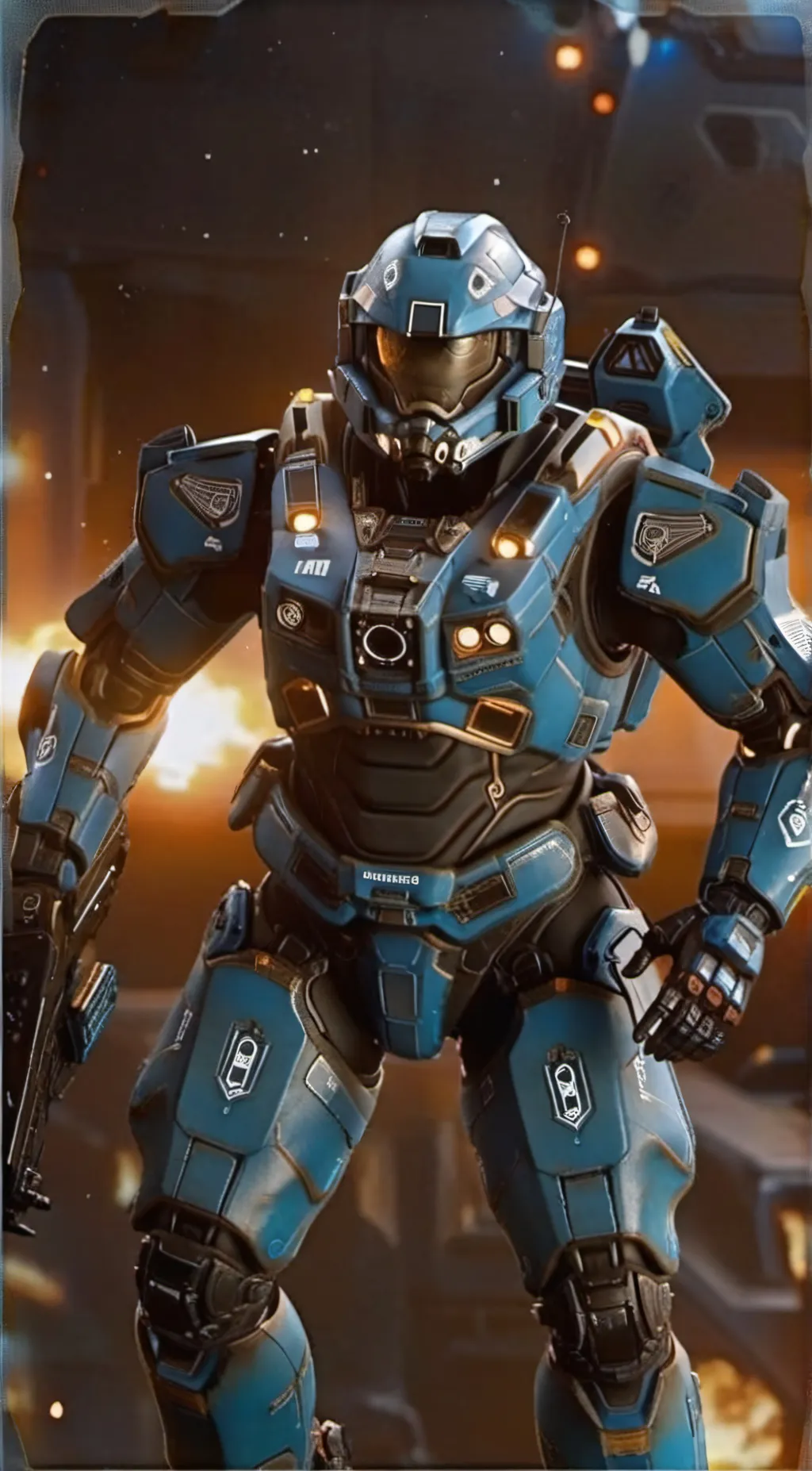 ai character: Halo background