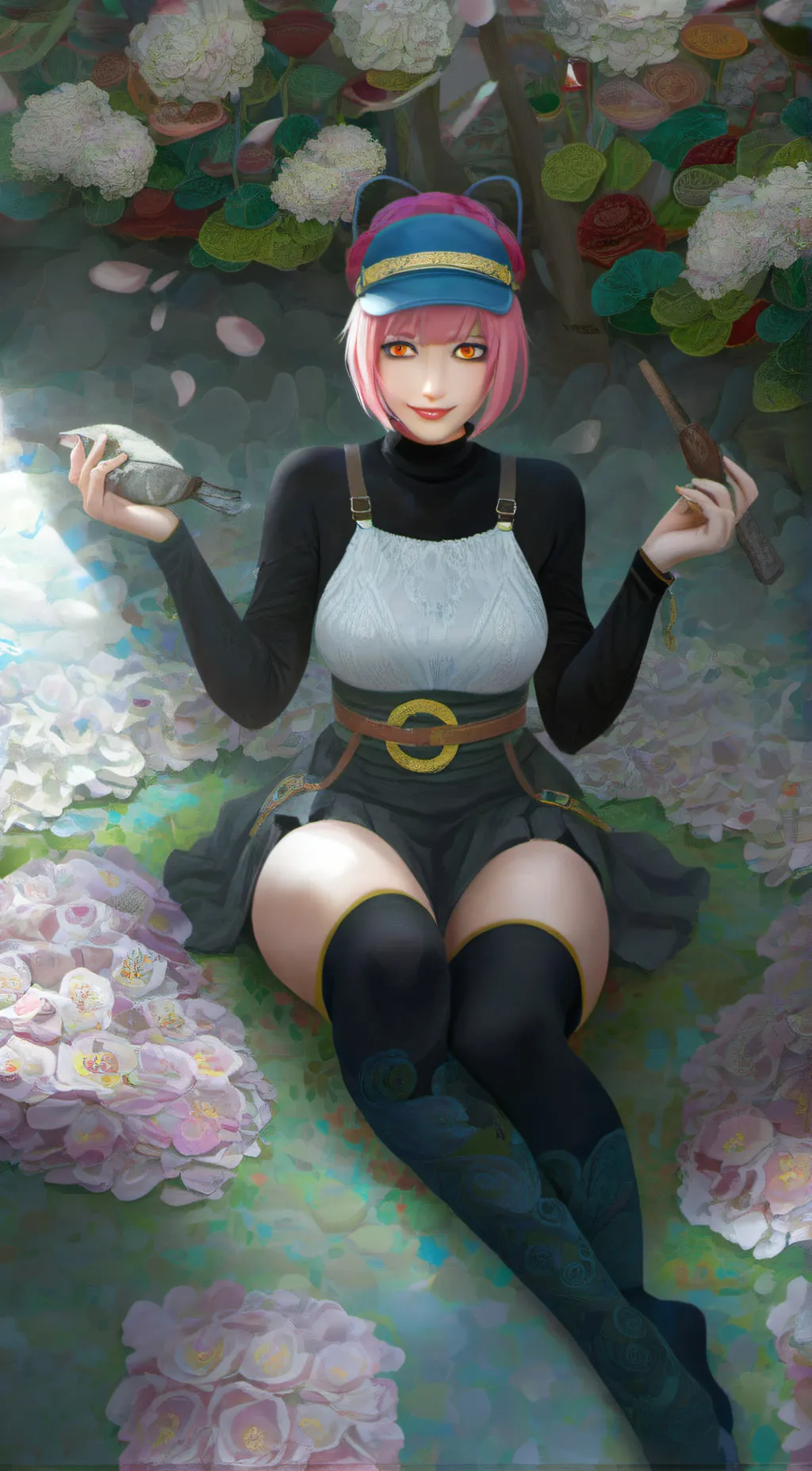 ai character: Kat background