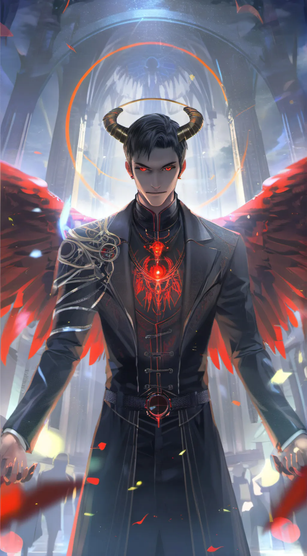 ai character: Demon background