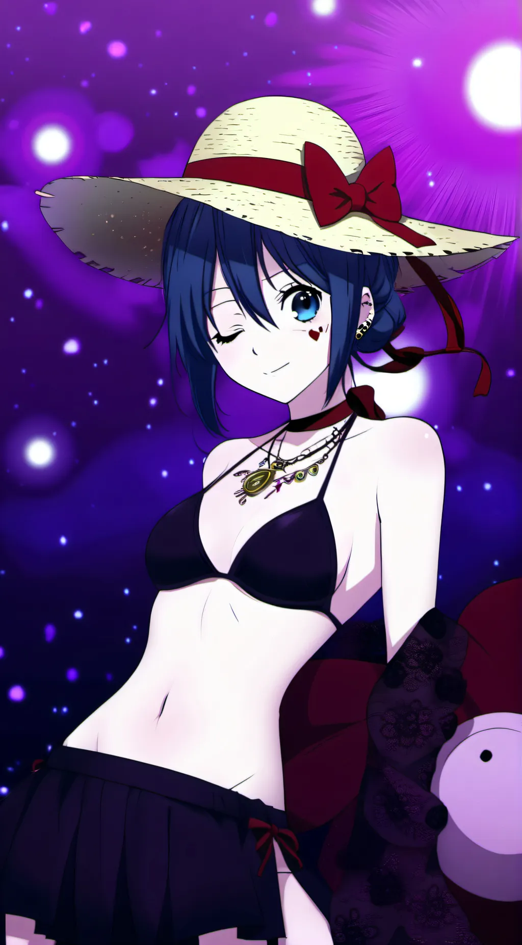 ai character: Luna -one piece oc background