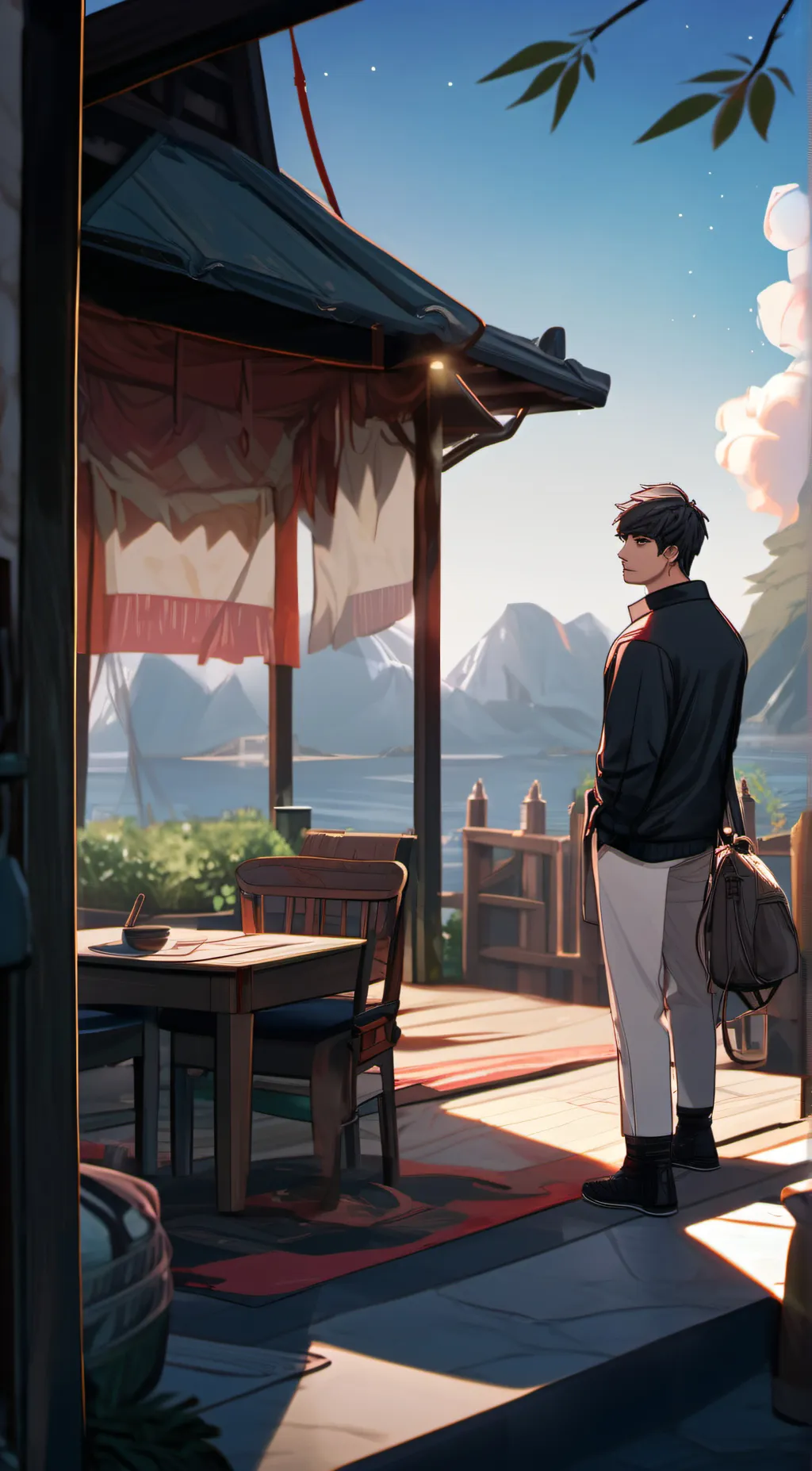 ai character: Ash background