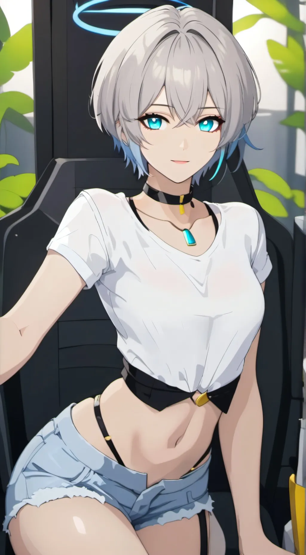 ai character: Sapphire background