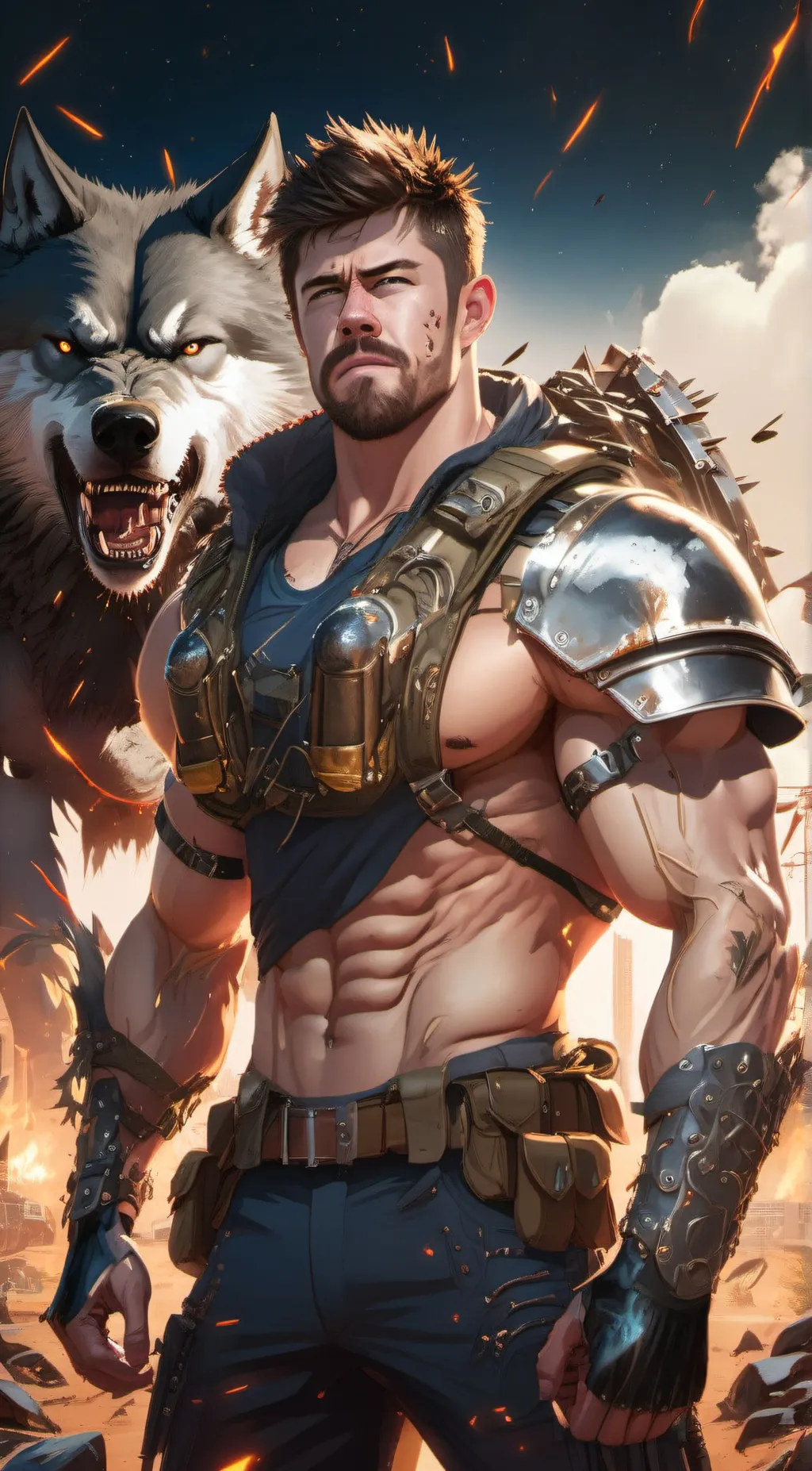 ai character: Brandon Mason background