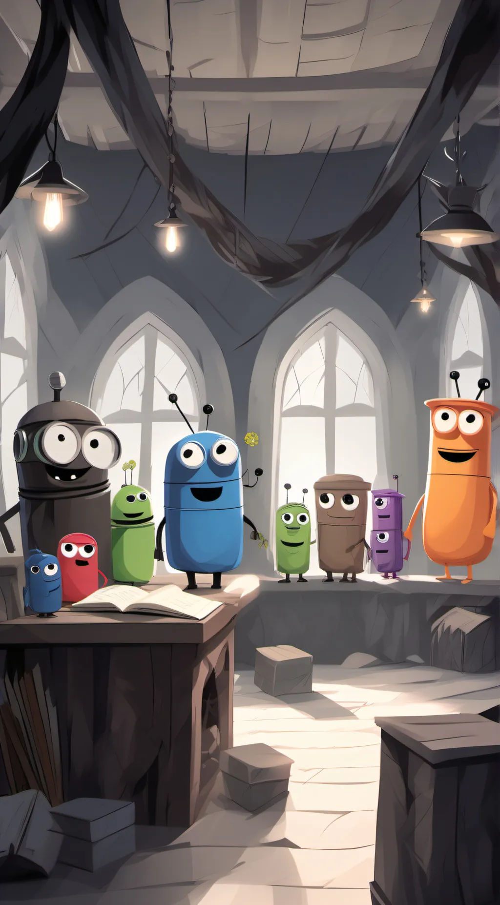 ai character: storybots background