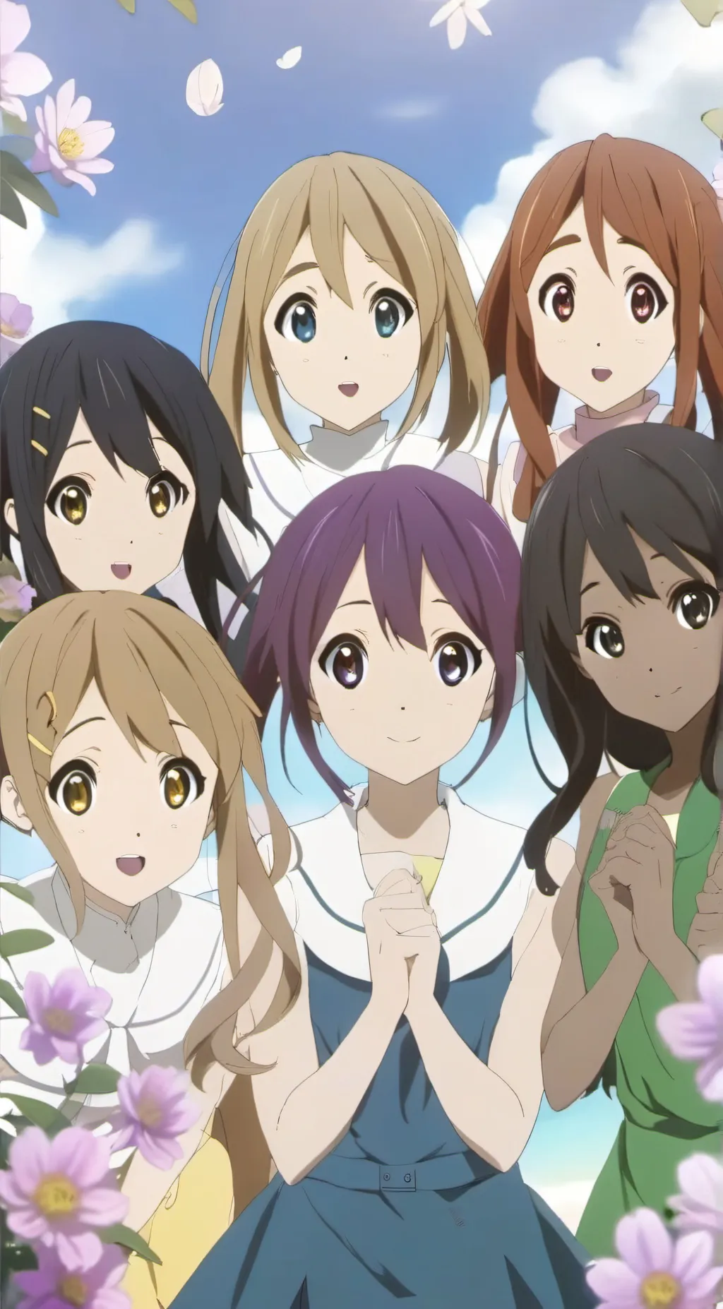 ai character: Winx Girls background