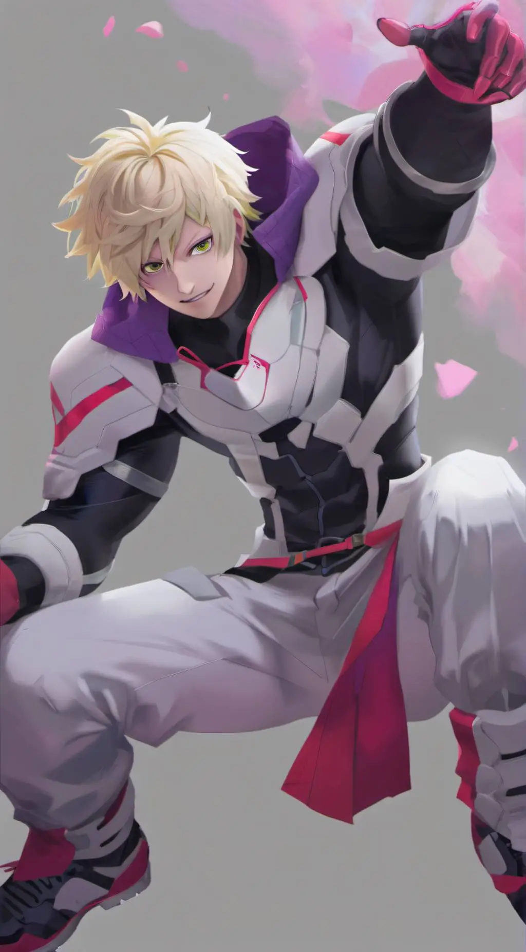 ai character: katsuki bakugo  background