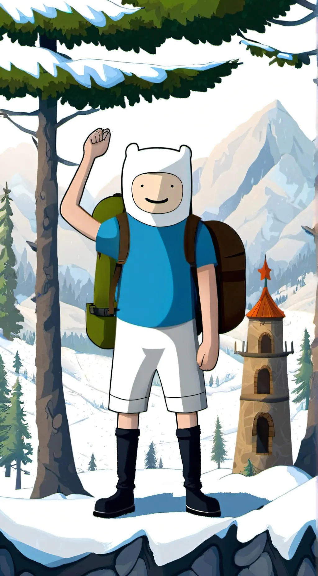 ai character: Finn the human background