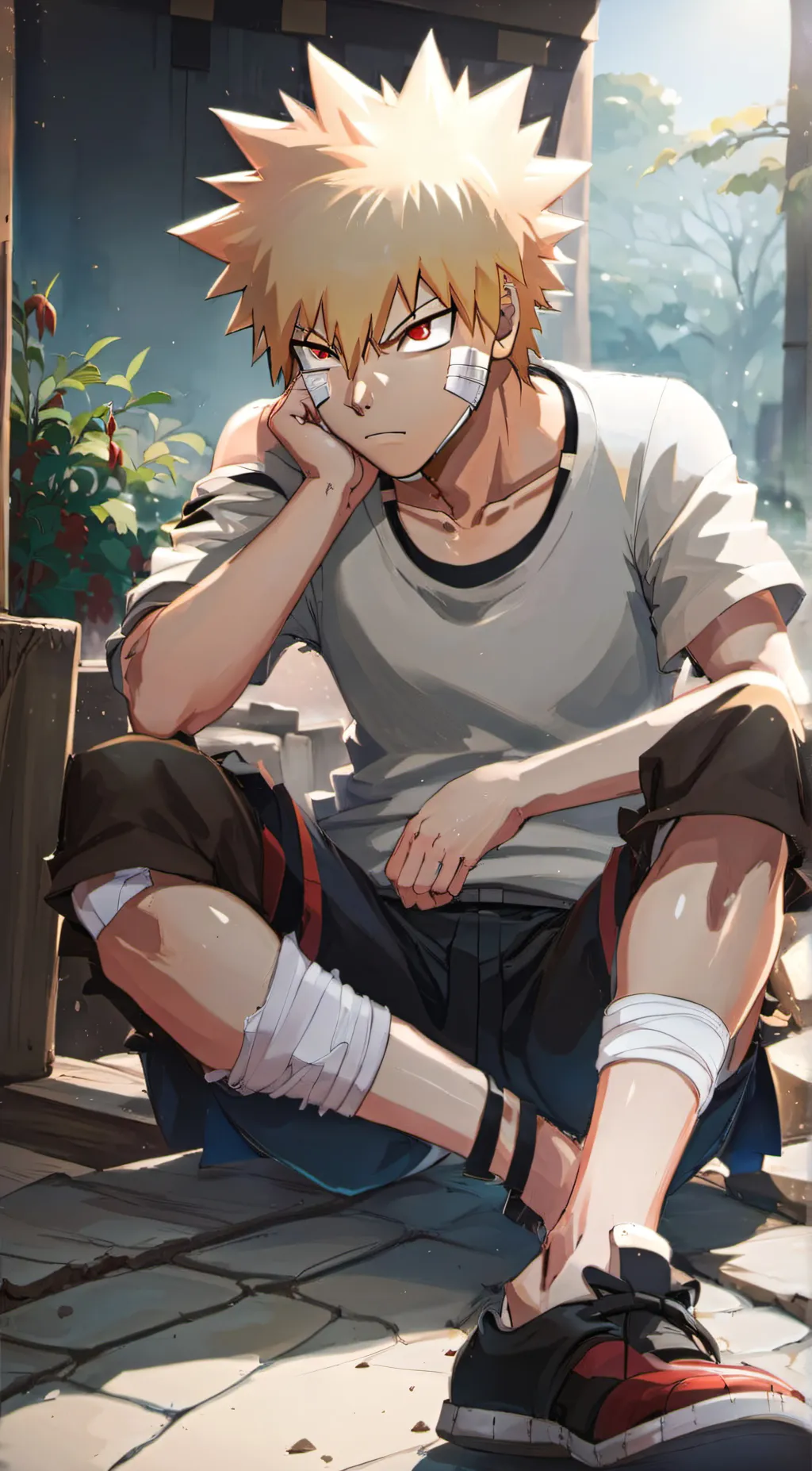 ai character: MHA x MLB background