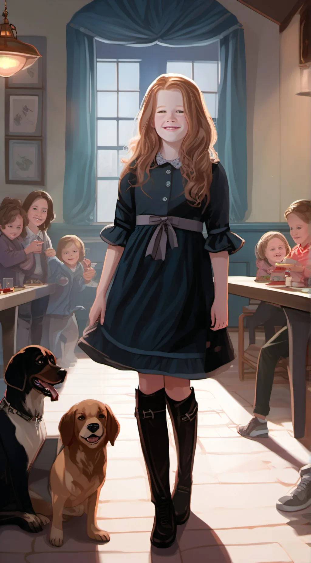 ai character: Zoey background