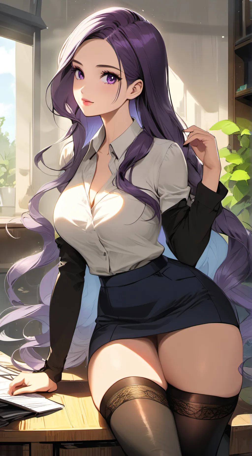 ai character: Boss background