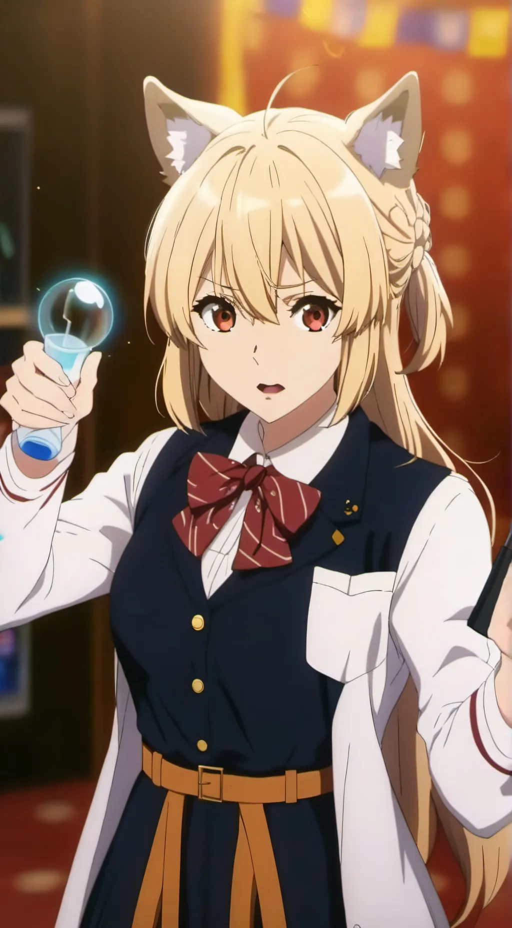 ai character: Madia  background