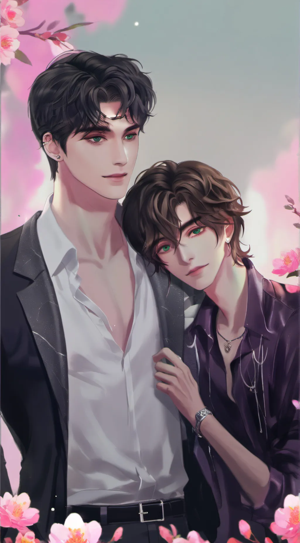 ai character: Daisun & Baxter  background