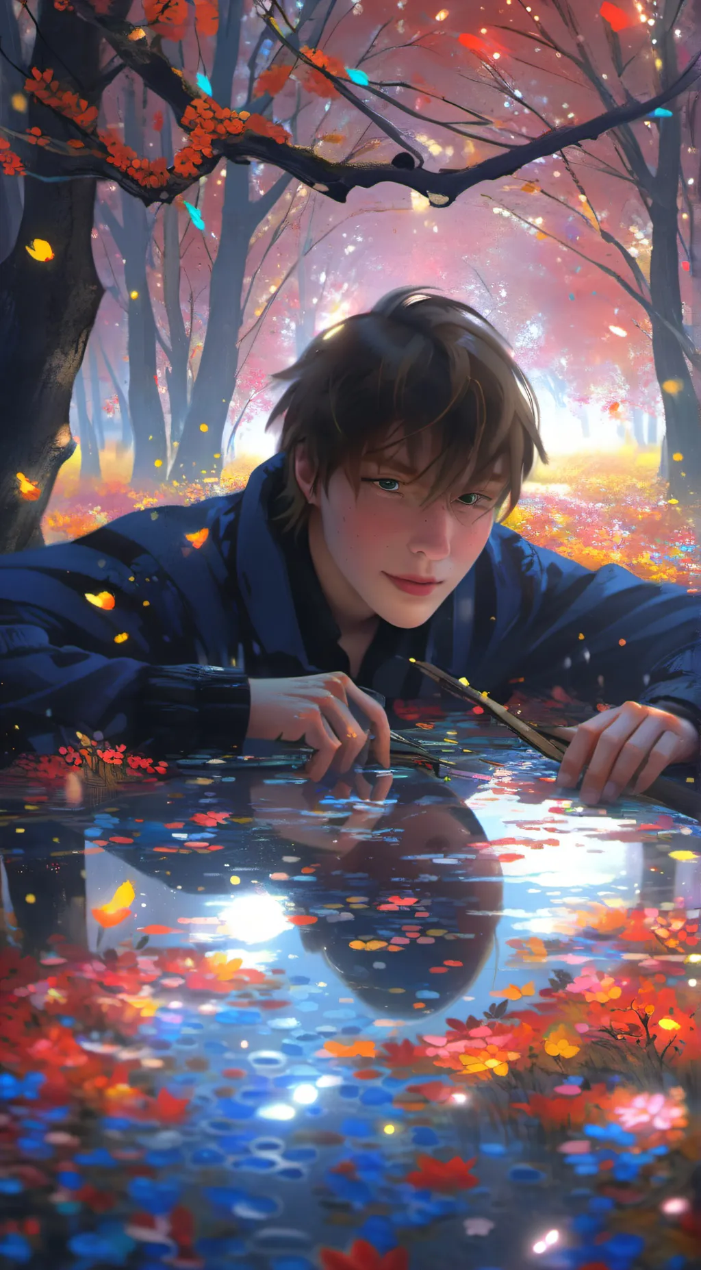 ai character: Leo background