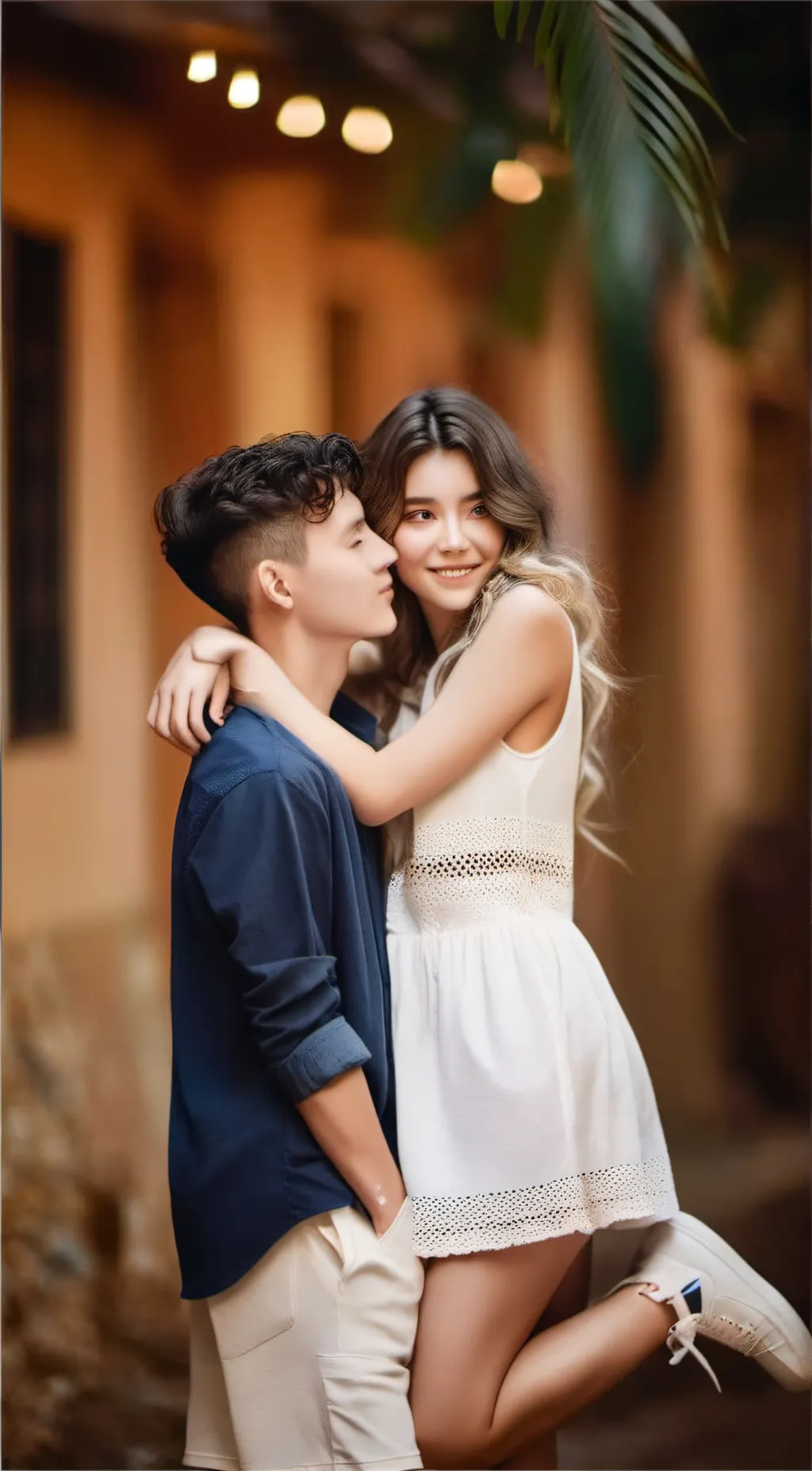 ai character: Jake and Melanie  background