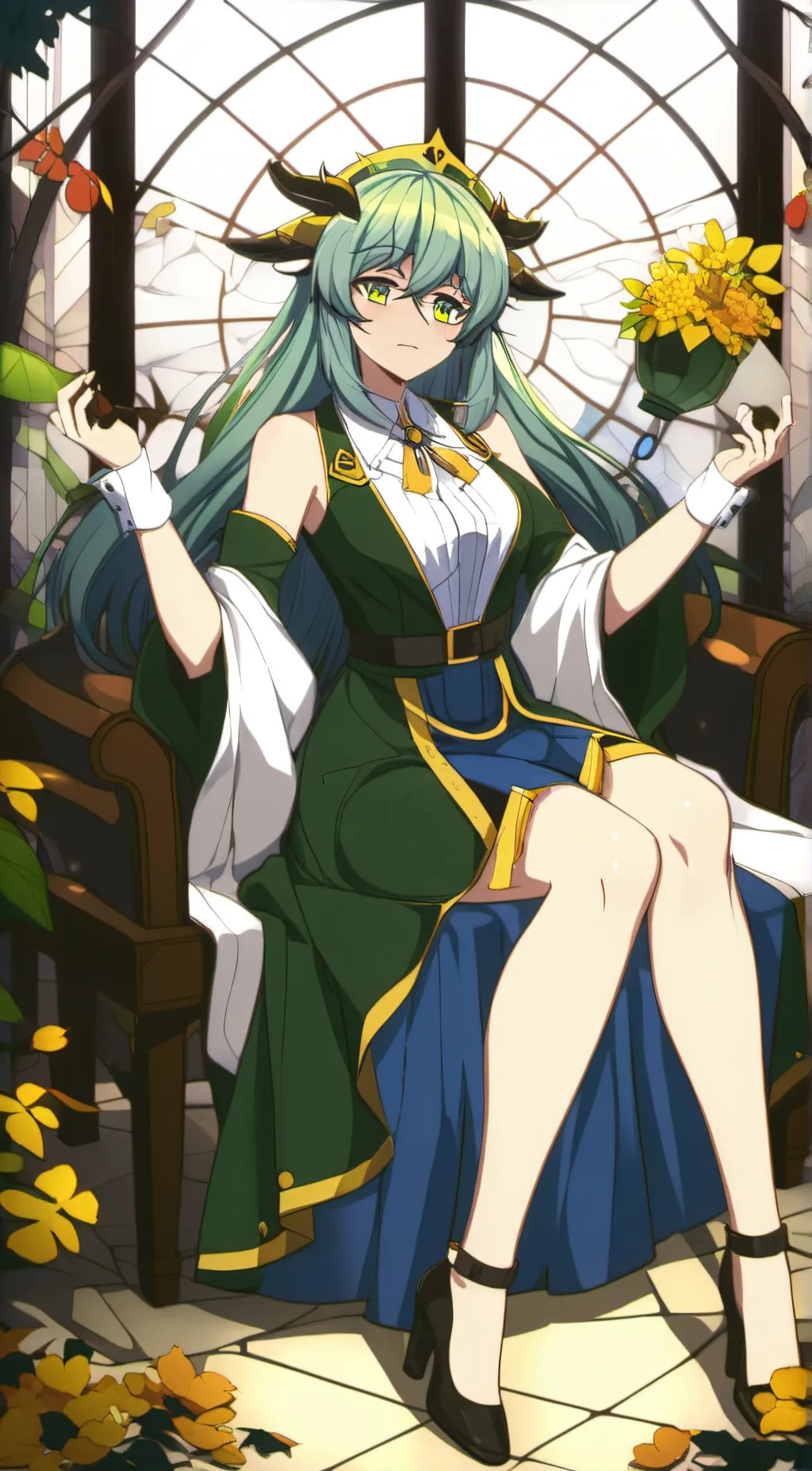 ai character: Aria background