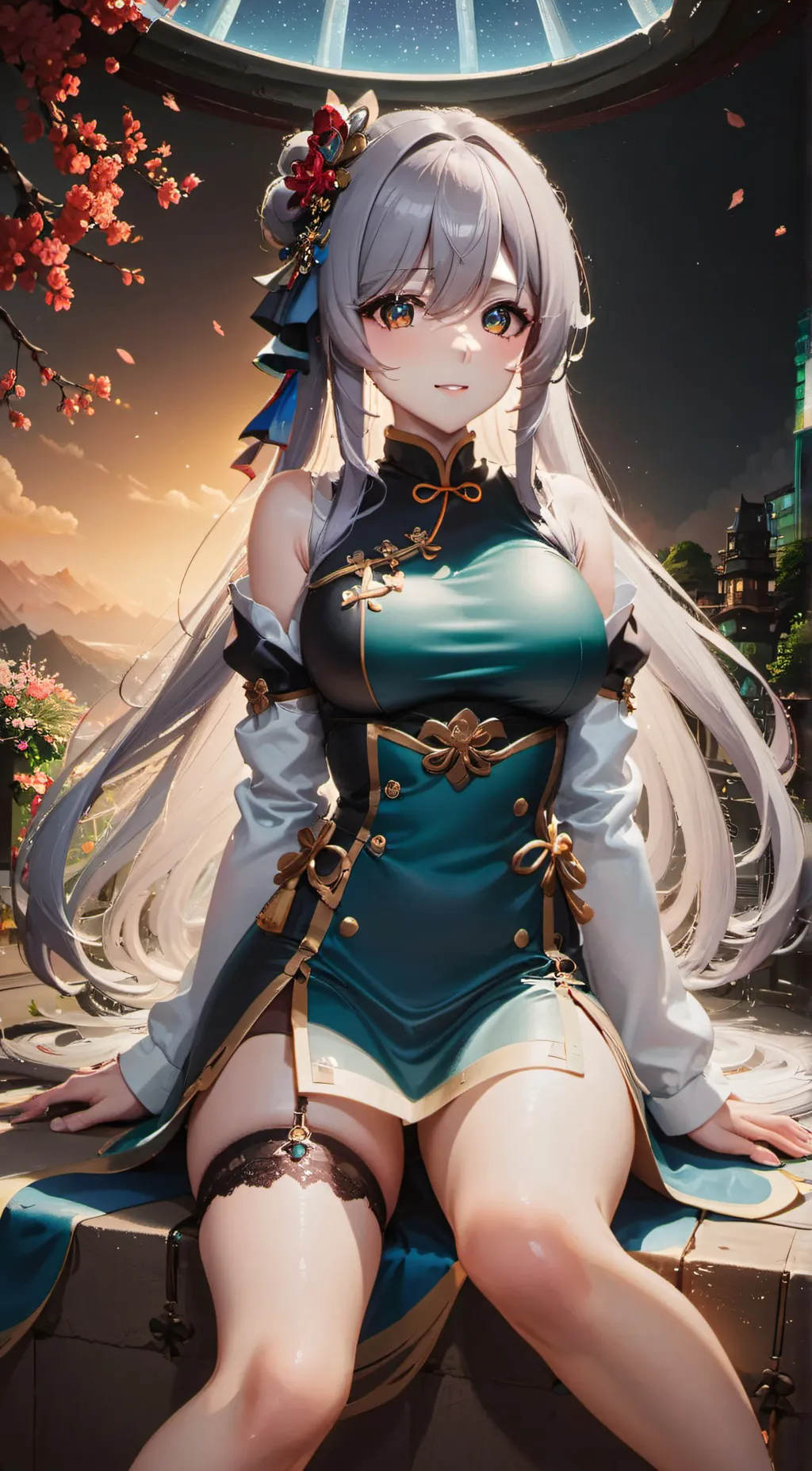 ai character: 小白（职业主播） background