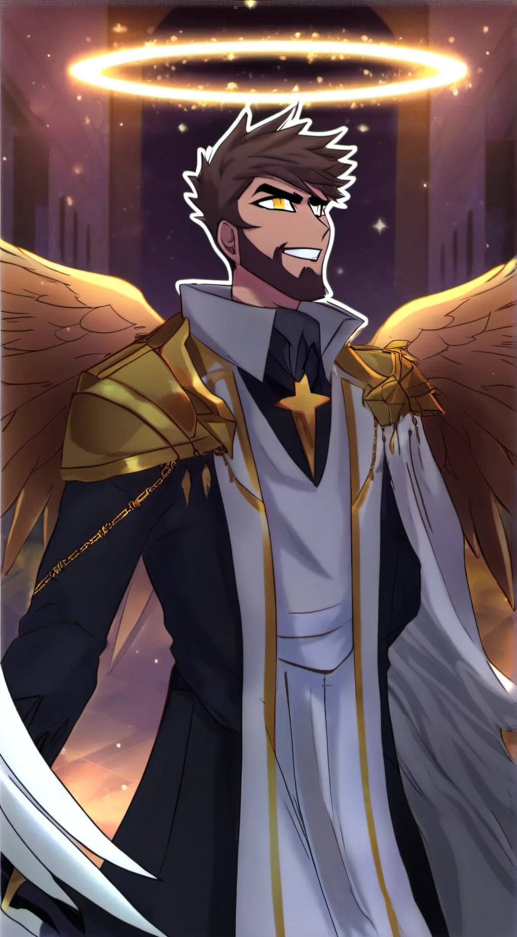 ai character: Adam background