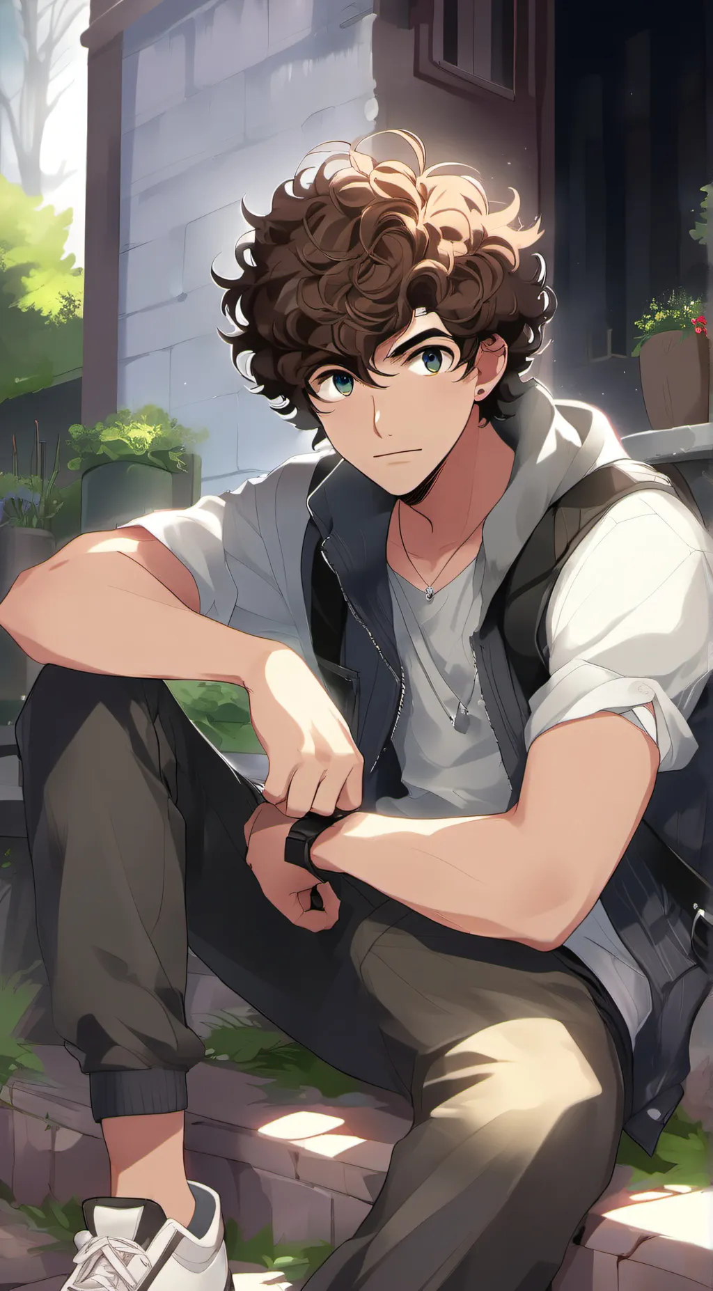 ai character: Ryan  background