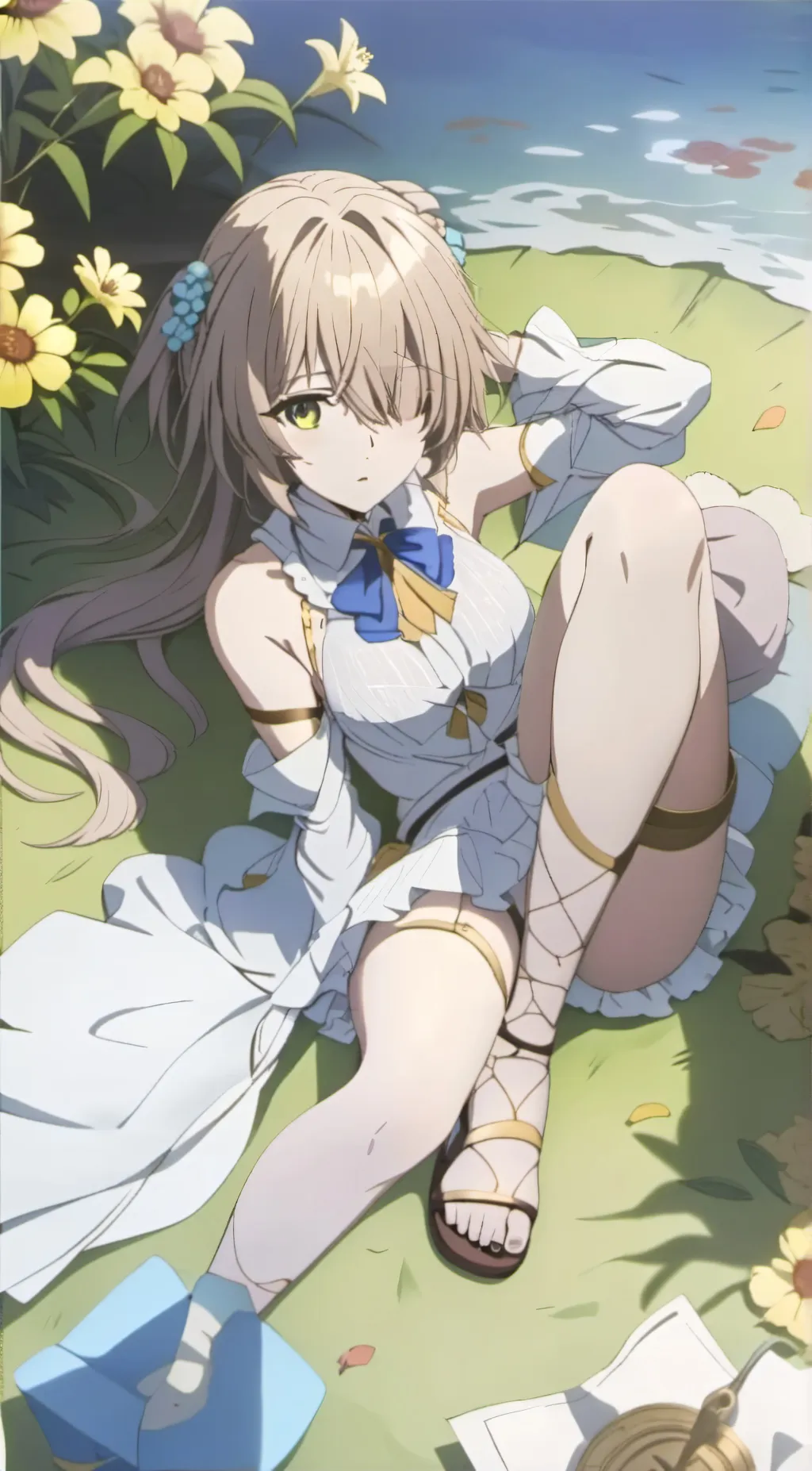 ai character: Rose background