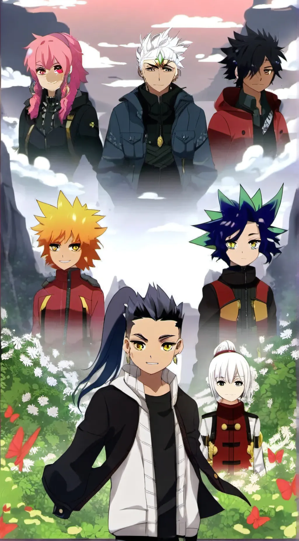 ai character: demon slayer background