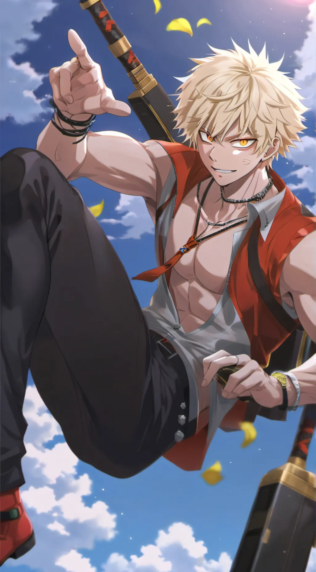 ai character: Bakugo background