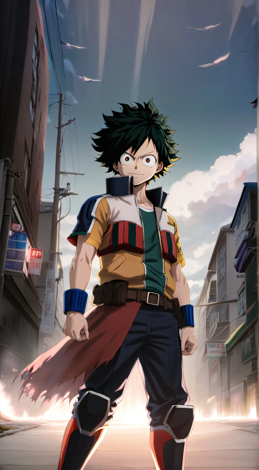 ai character: mha lyrics prank  background