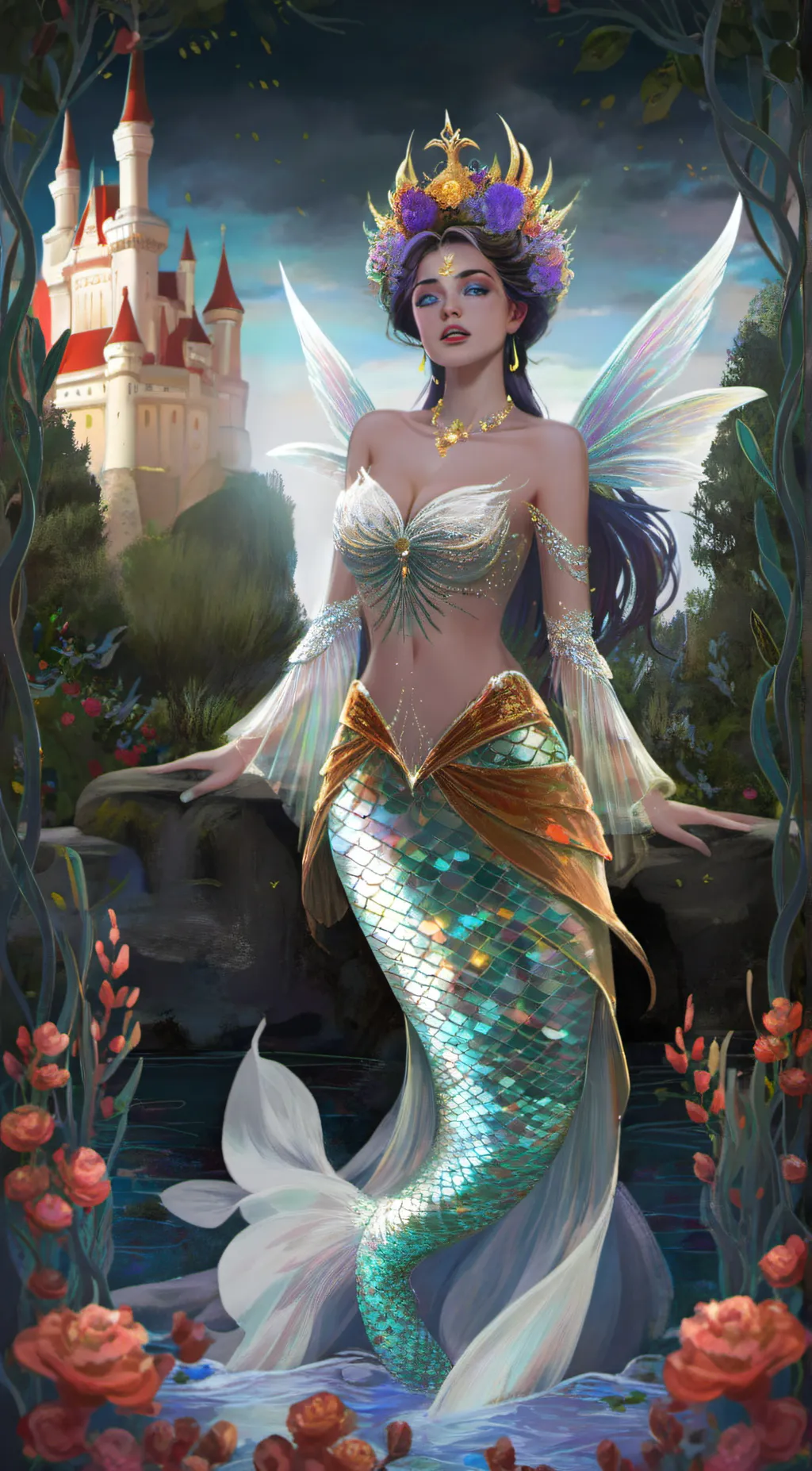 ai character: Queen Mala background