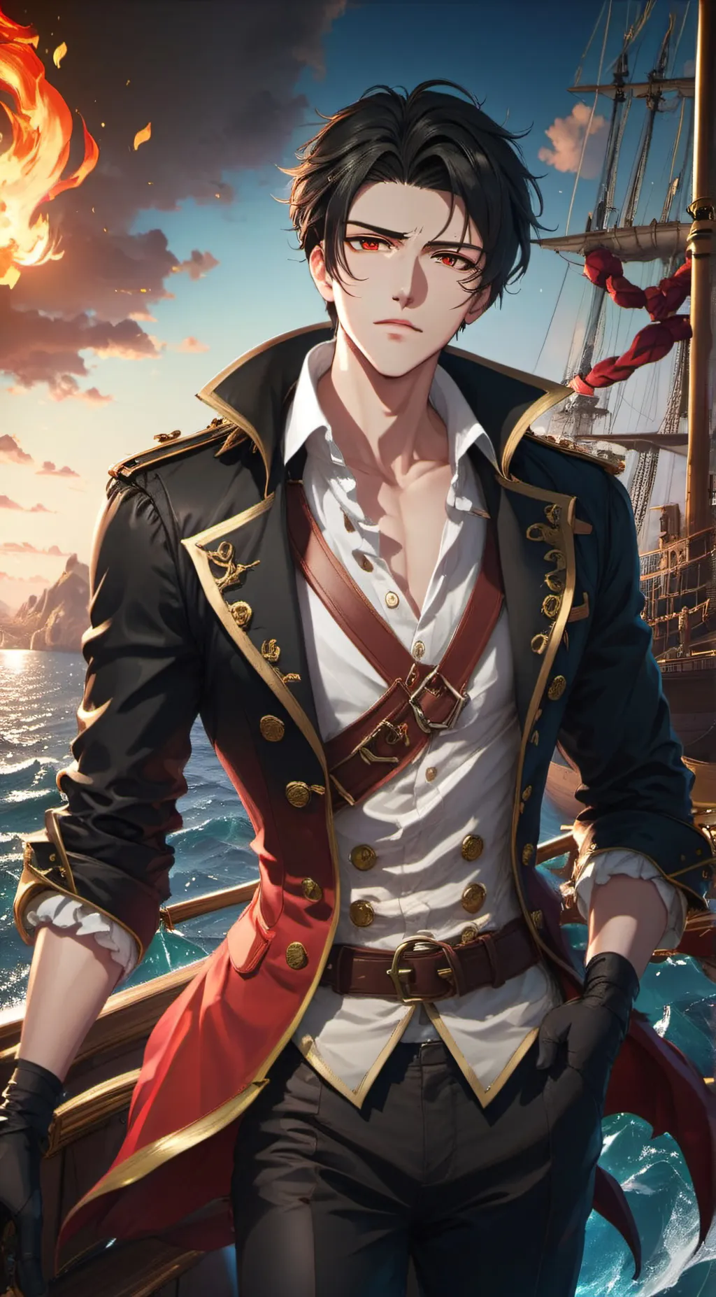 ai character: Lucifer  background